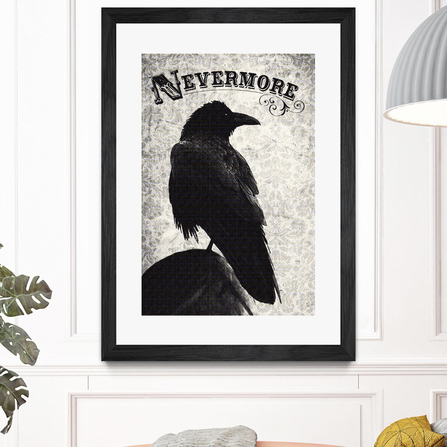 Nevermore by Michael Buxton on GIANT ART - multicolor urban/pop surrealism; contemporary; animals