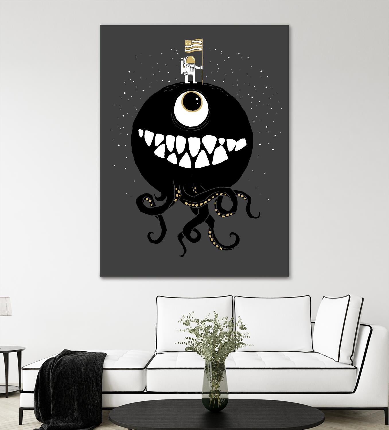 Space Oddity by Michael Buxton on GIANT ART - multicolor urban/pop surrealism; contemporary