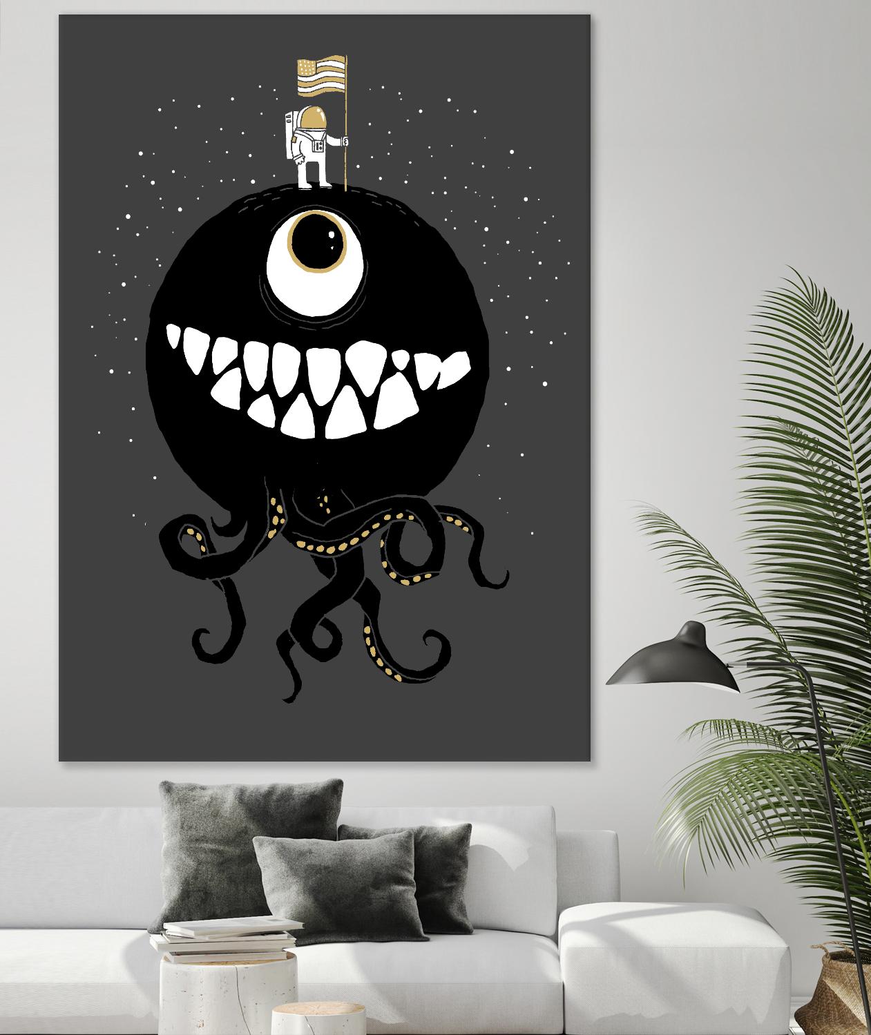 Space Oddity by Michael Buxton on GIANT ART - multicolor urban/pop surrealism; contemporary