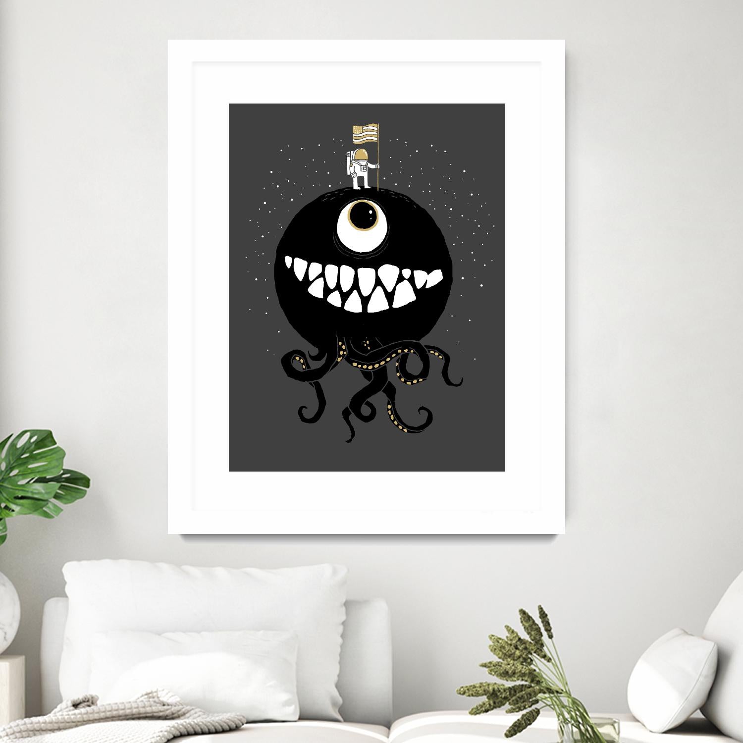 Space Oddity by Michael Buxton on GIANT ART - multicolor urban/pop surrealism; contemporary