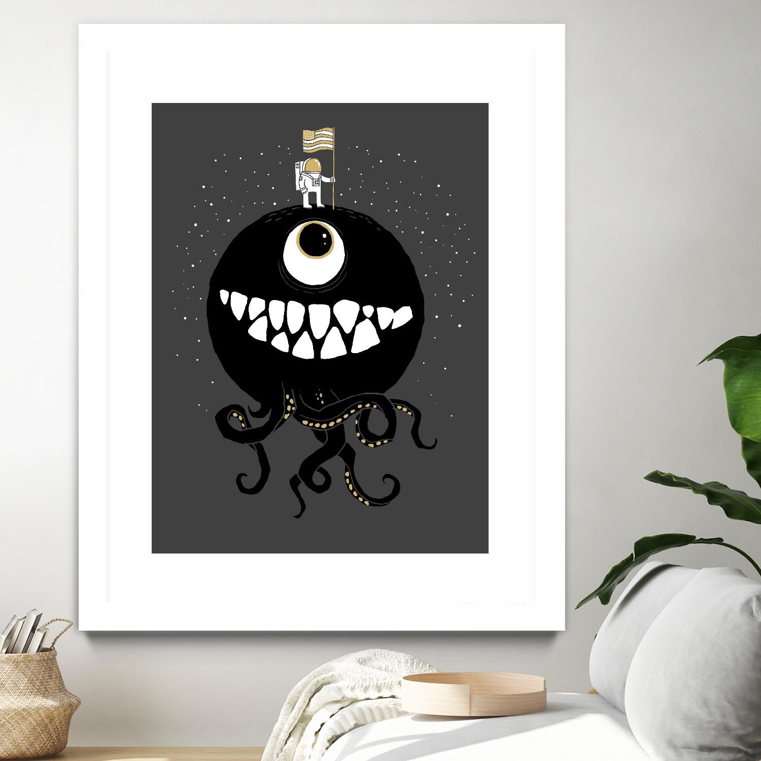 Space Oddity by Michael Buxton on GIANT ART - multicolor urban/pop surrealism; contemporary