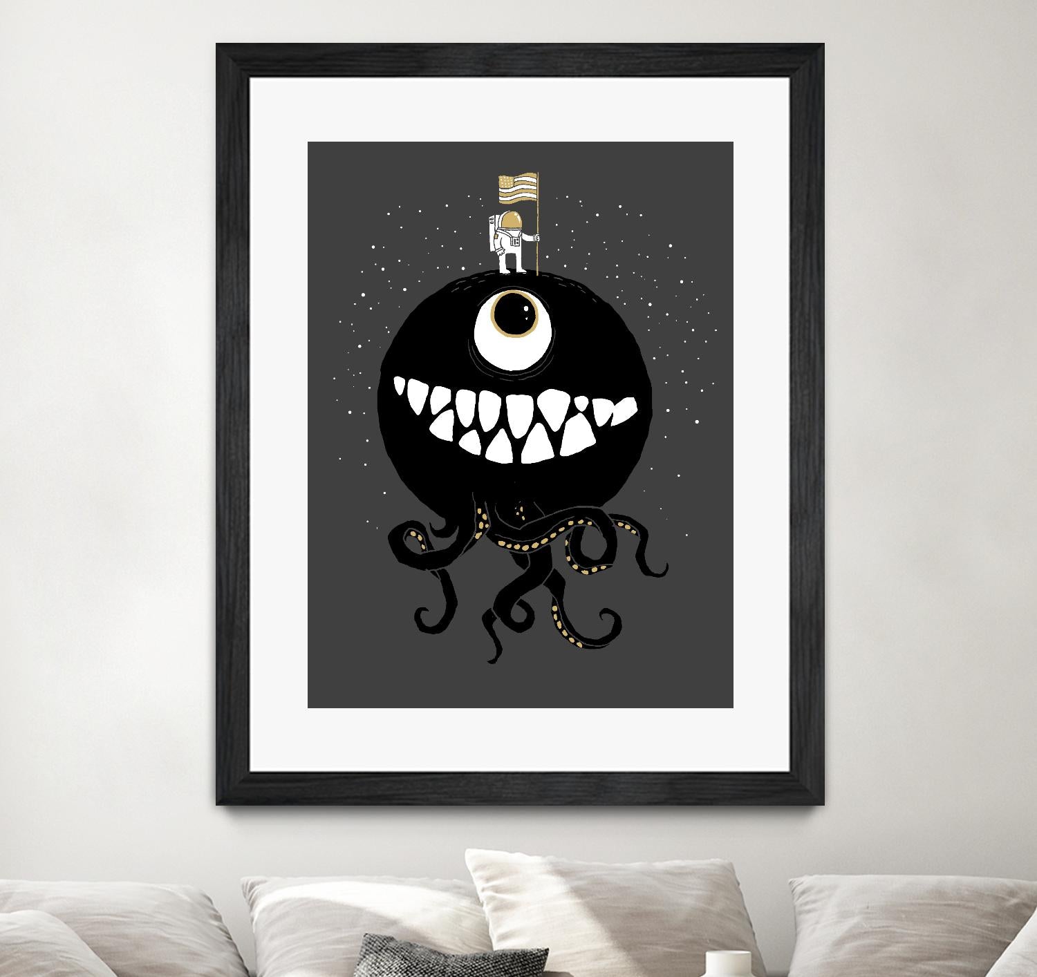 Space Oddity by Michael Buxton on GIANT ART - multicolor urban/pop surrealism; contemporary