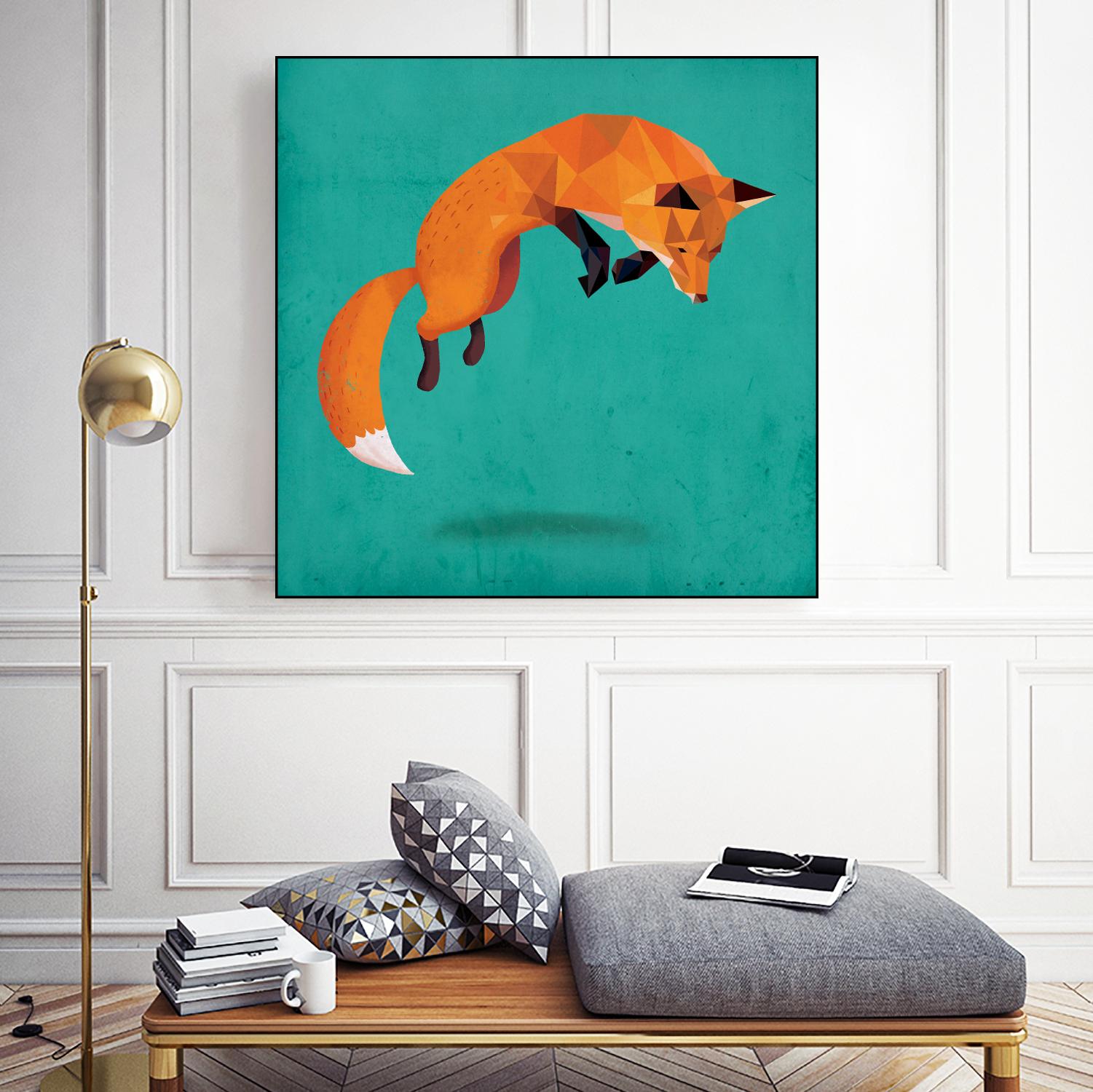 Transition by Michael Buxton on GIANT ART - multicolor urban/pop surrealism; contemporary; animals