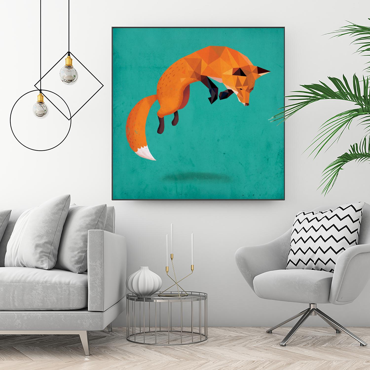 Transition by Michael Buxton on GIANT ART - multicolor urban/pop surrealism; contemporary; animals