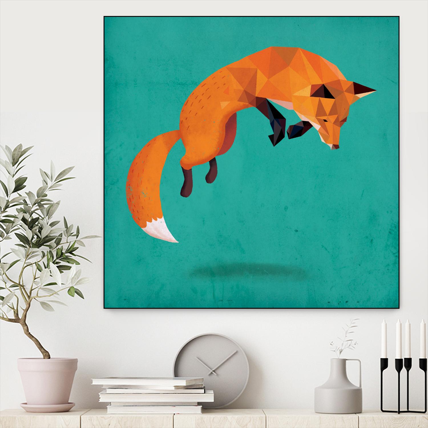 Transition by Michael Buxton on GIANT ART - multicolor urban/pop surrealism; contemporary; animals