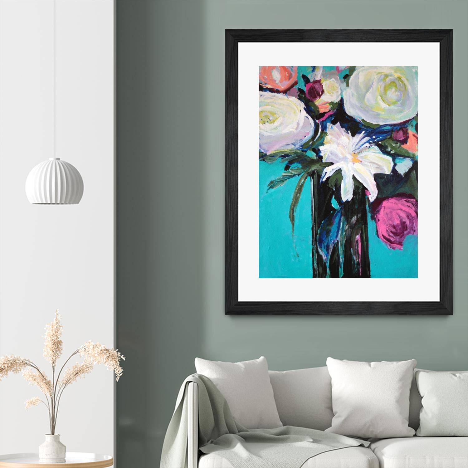 White Lily by Jacqueline Brewer on GIANT ART - multicolor floral/still life; contemporary