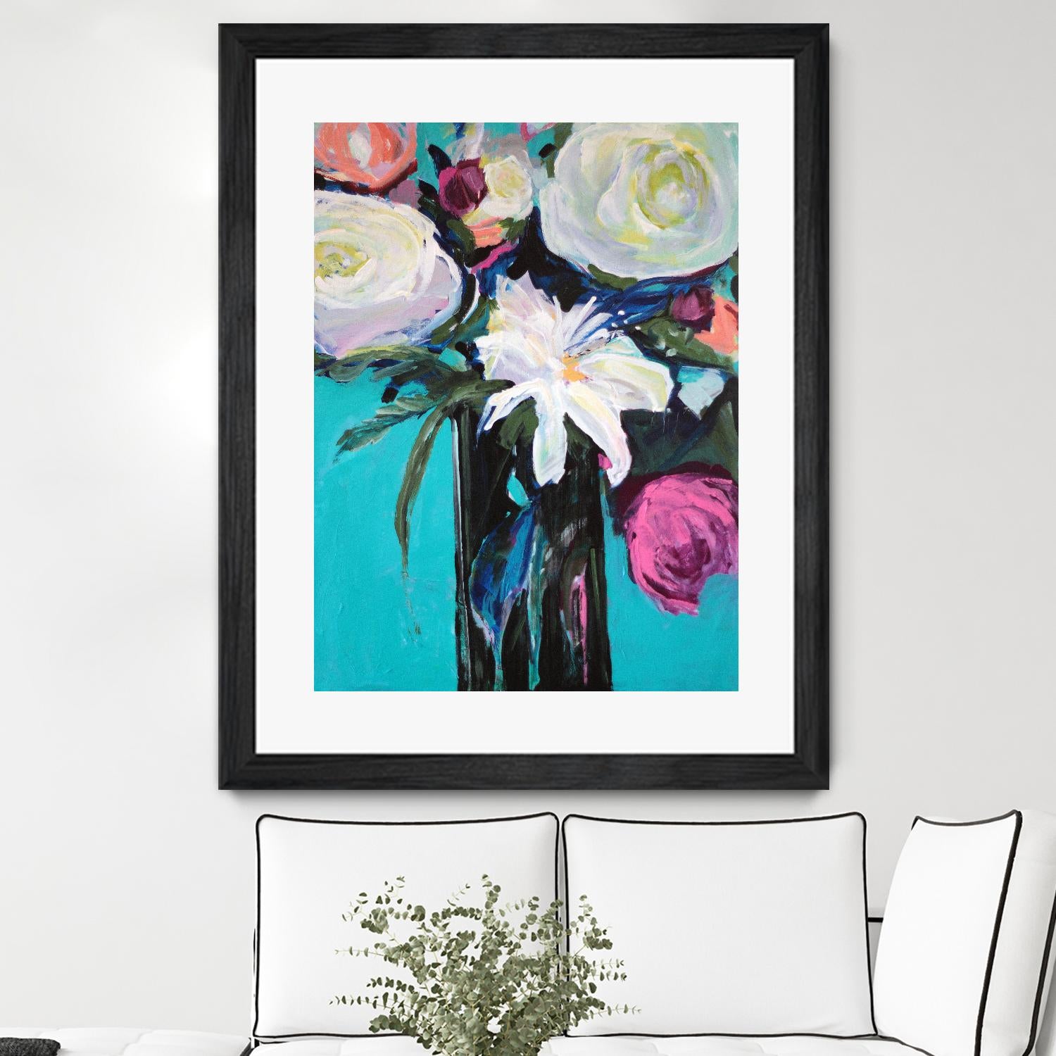 White Lily by Jacqueline Brewer on GIANT ART - multicolor floral/still life; contemporary