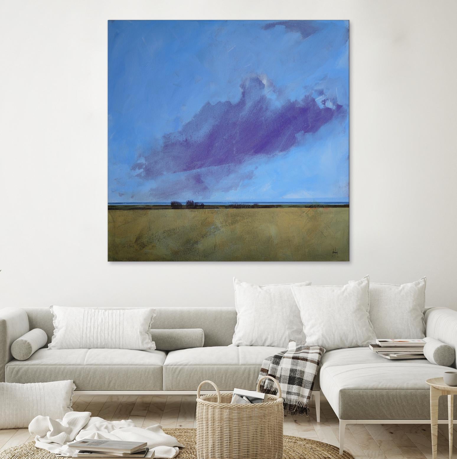 Distant River by Paul Bailey on GIANT ART - multicolor landscapes; contemporary