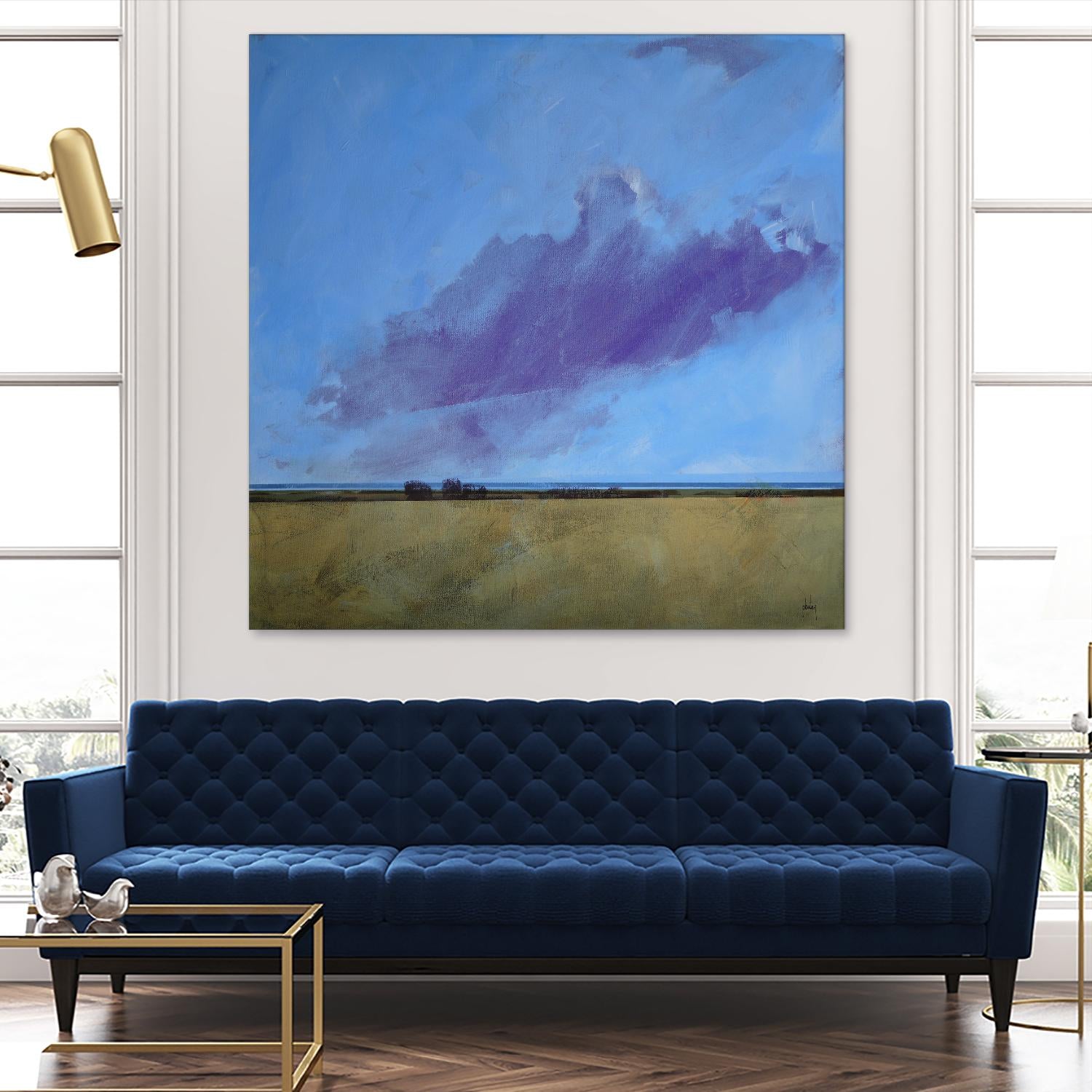 Distant River by Paul Bailey on GIANT ART - multicolor landscapes; contemporary