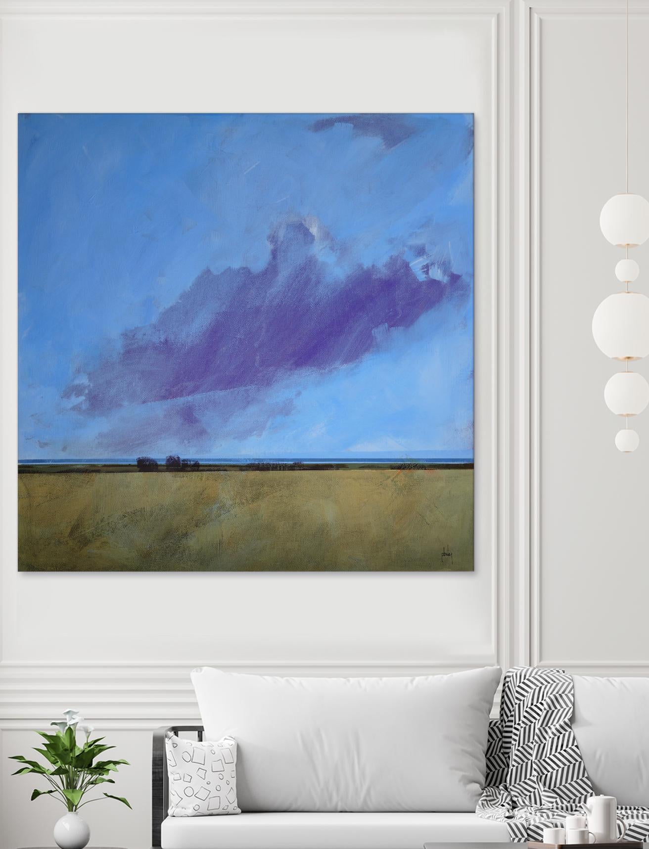 Distant River by Paul Bailey on GIANT ART - multicolor landscapes; contemporary