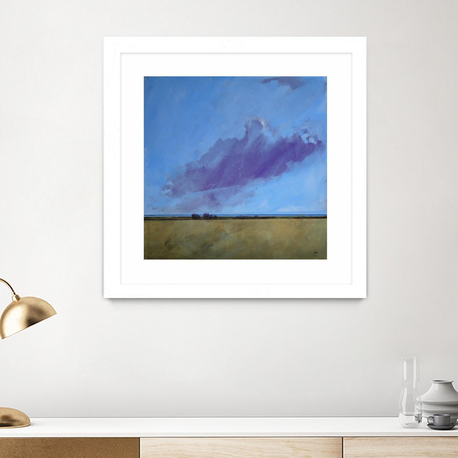 Distant River by Paul Bailey on GIANT ART - multicolor landscapes; contemporary