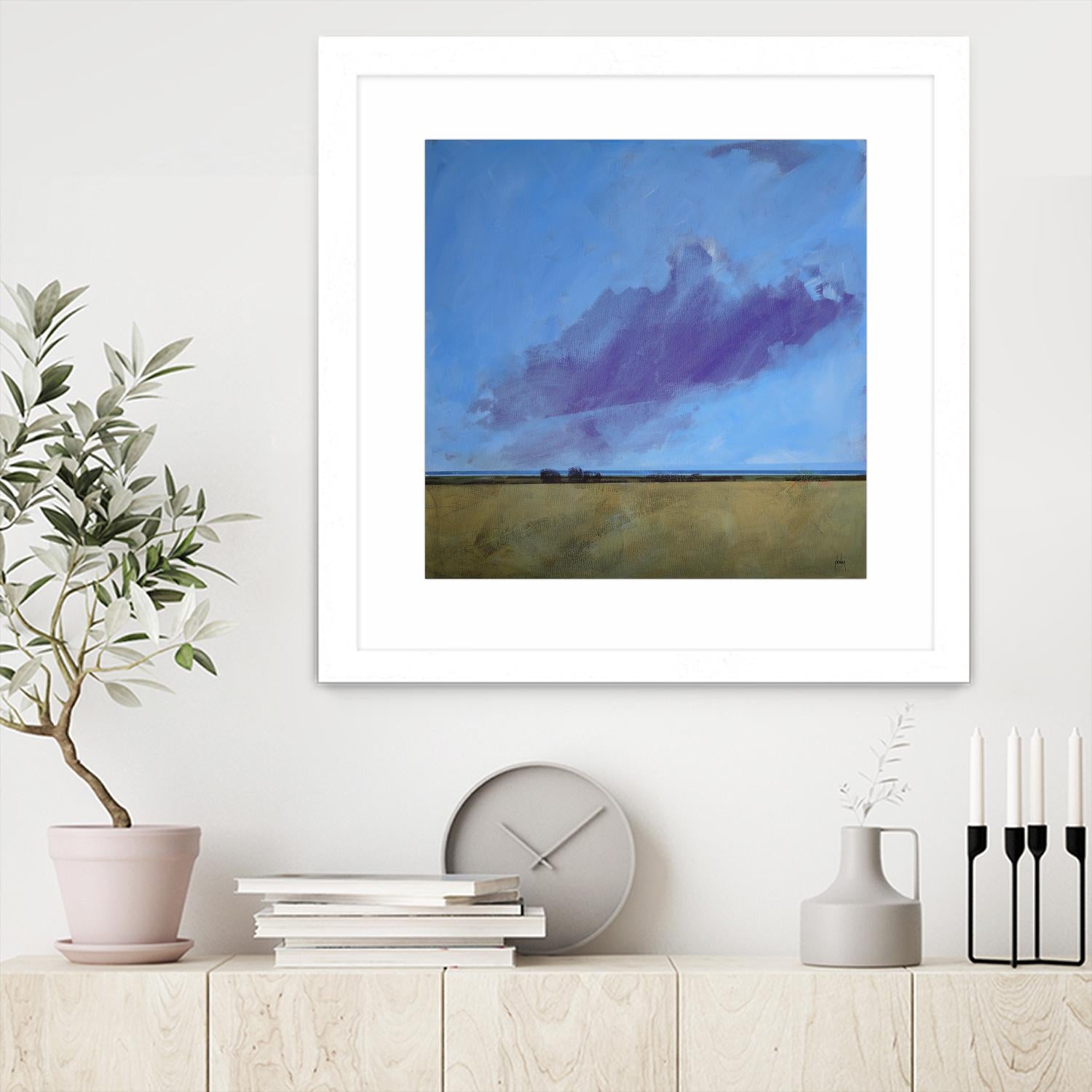 Distant River by Paul Bailey on GIANT ART - multicolor landscapes; contemporary