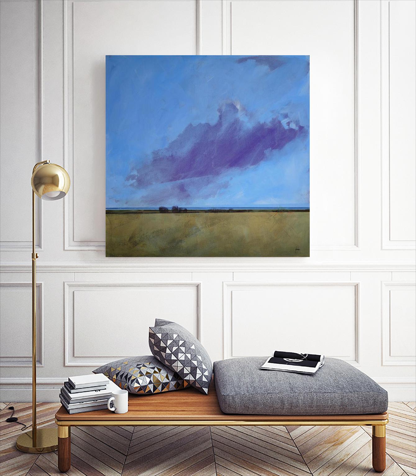 Distant River by Paul Bailey on GIANT ART - multicolor landscapes; contemporary