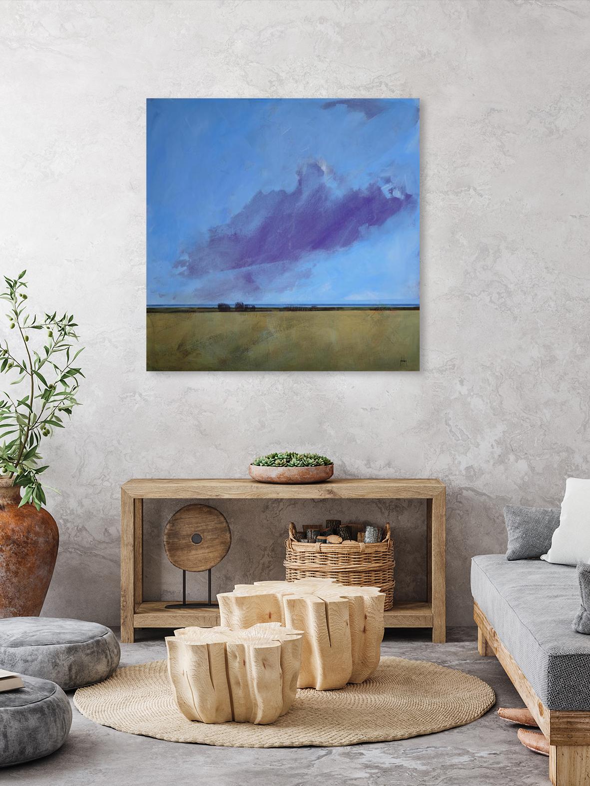 Distant River by Paul Bailey on GIANT ART - multicolor landscapes; contemporary