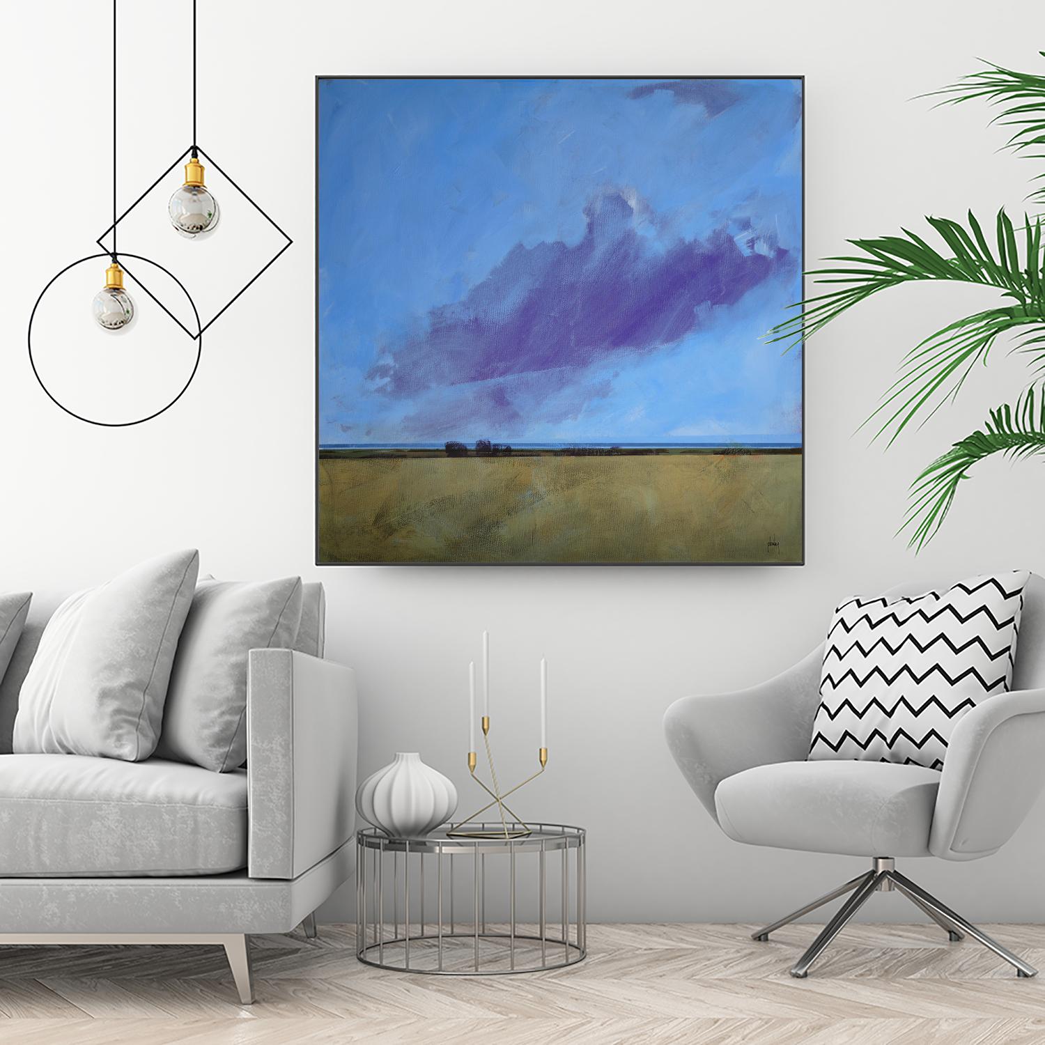 Distant River by Paul Bailey on GIANT ART - multicolor landscapes; contemporary