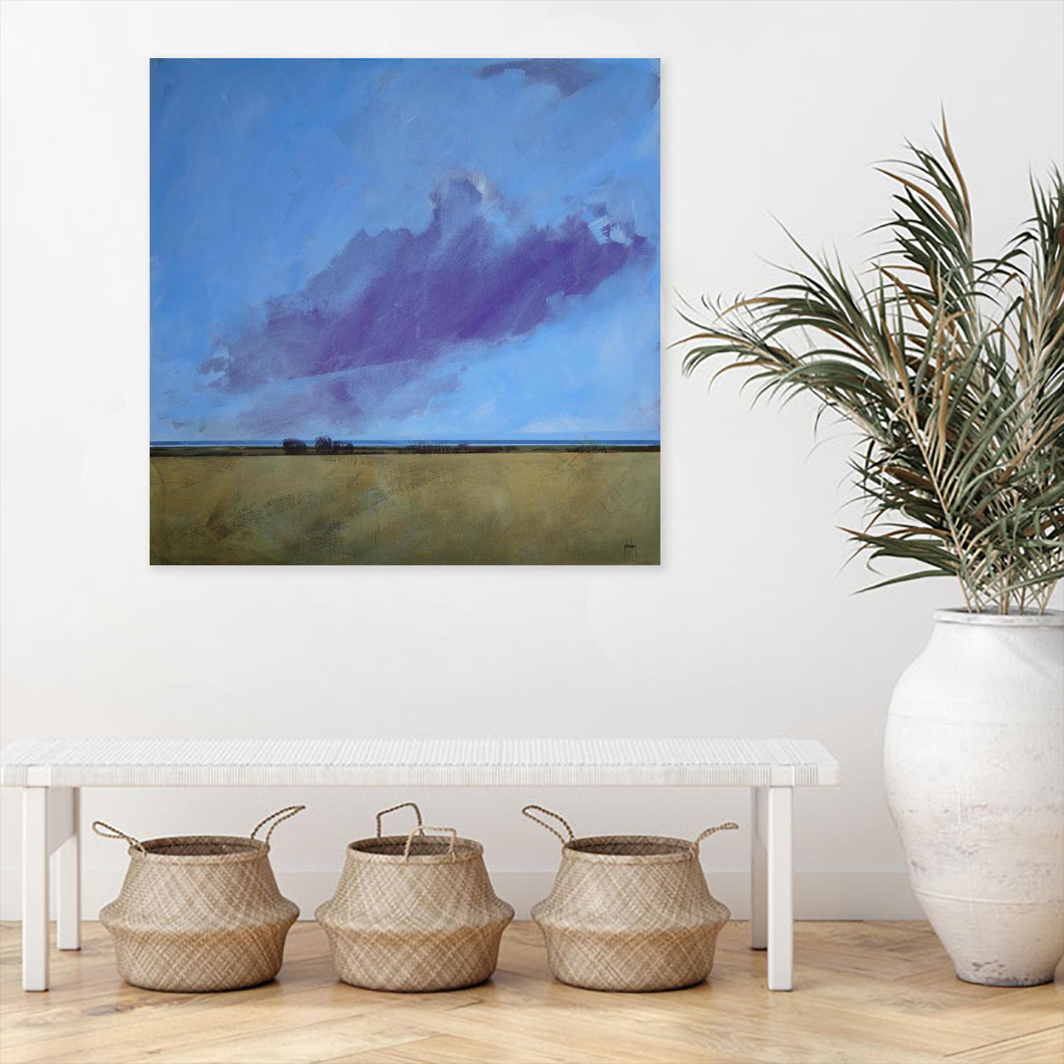 Distant River by Paul Bailey on GIANT ART - multicolor landscapes; contemporary