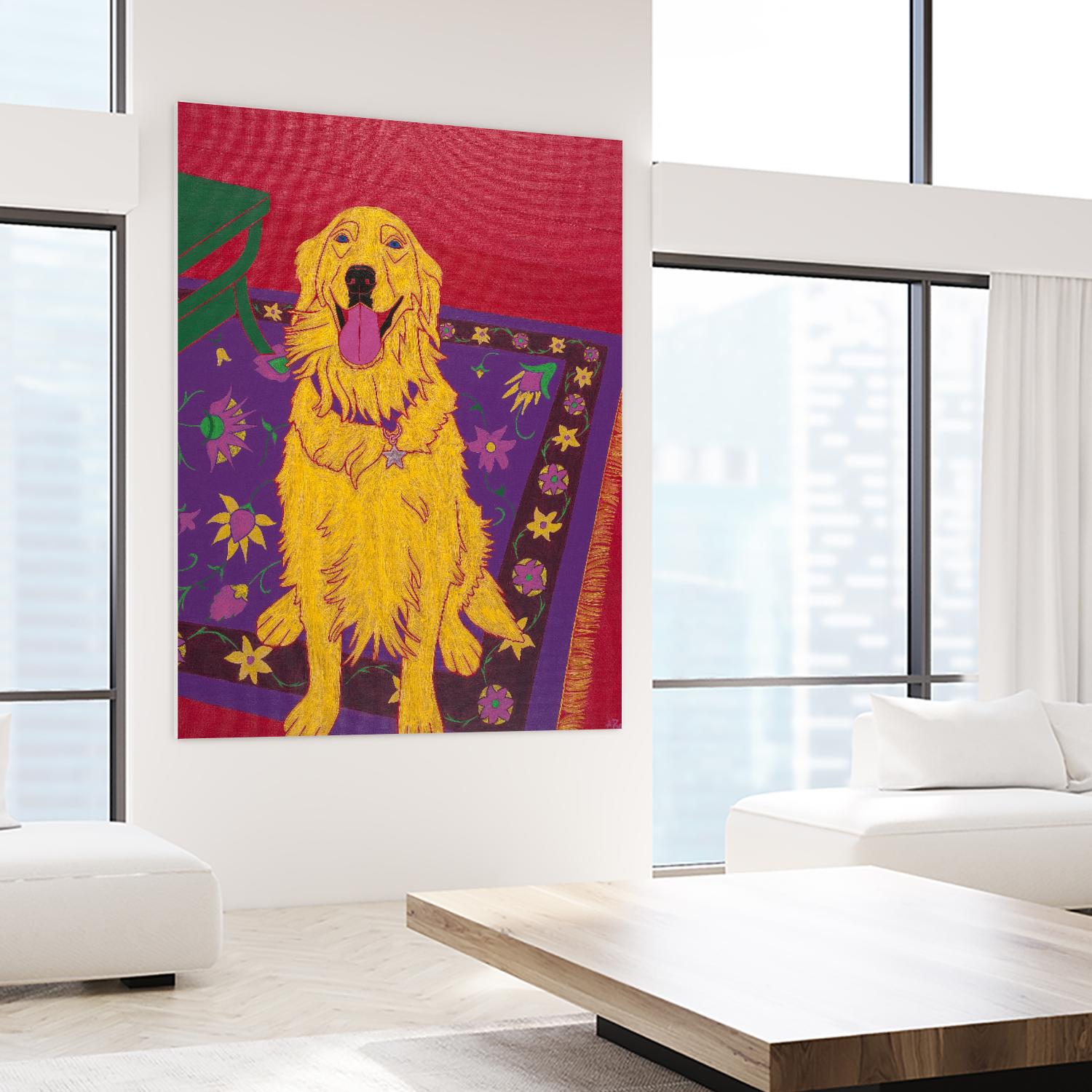 Bon Vivant by Angela Bond on GIANT ART - multicolor animals; contemporary