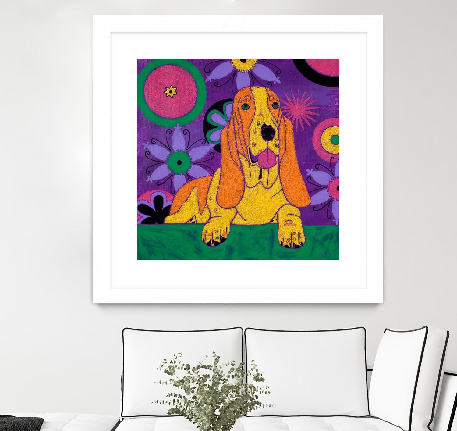 Hush Puppeh by Angela Bond on GIANT ART - multicolor animals; contemporary