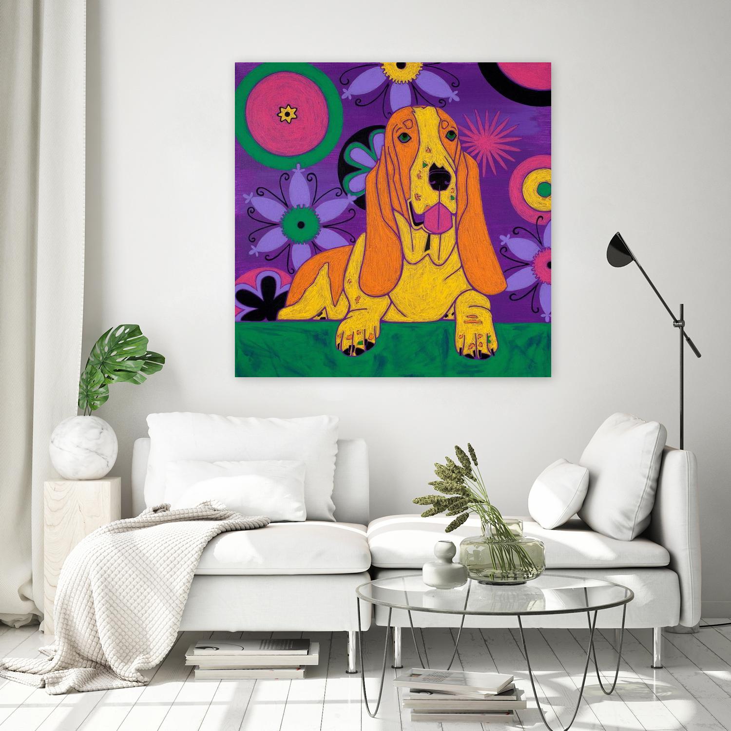 Hush Puppeh by Angela Bond on GIANT ART - multicolor animals; contemporary