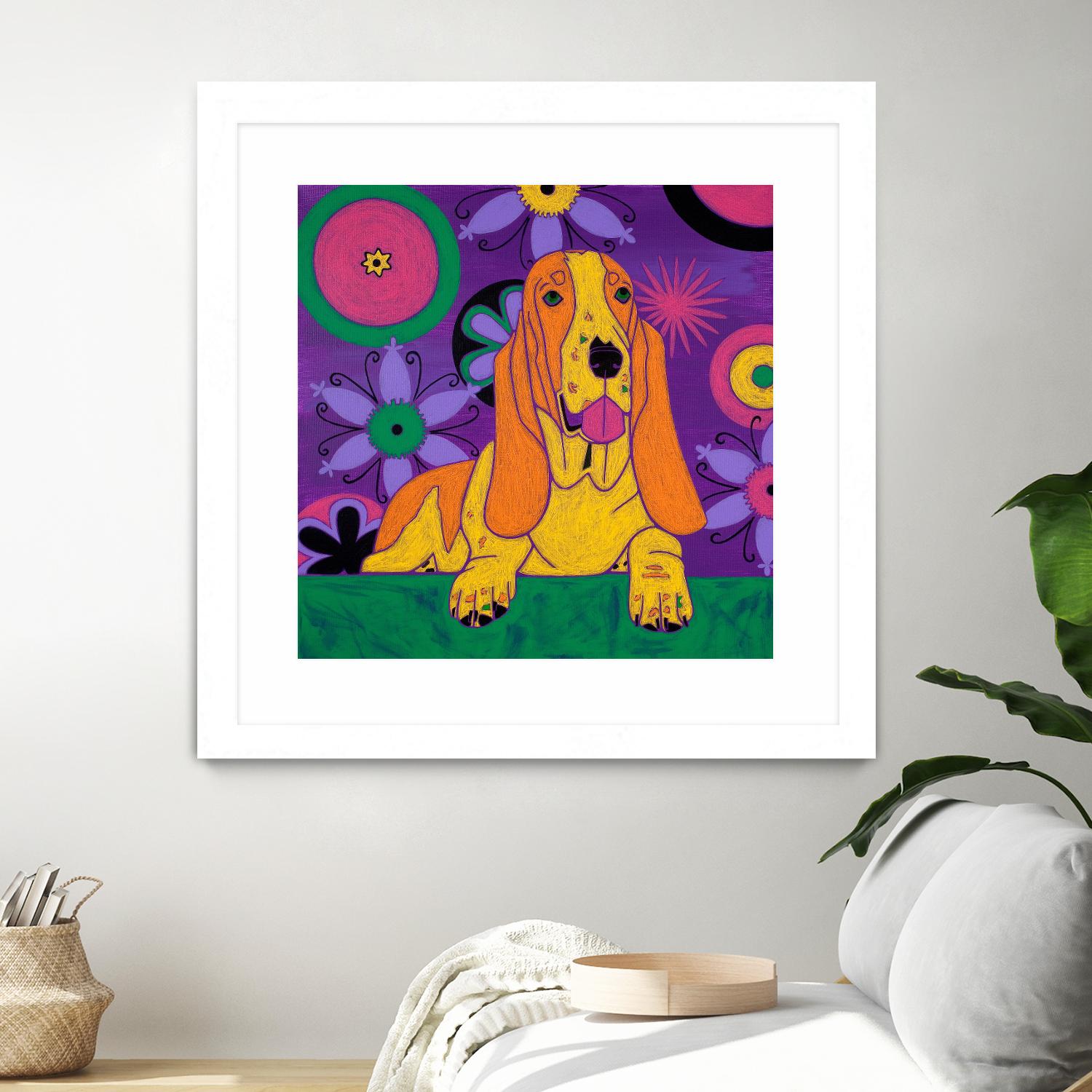 Hush Puppeh by Angela Bond on GIANT ART - multicolor animals; contemporary