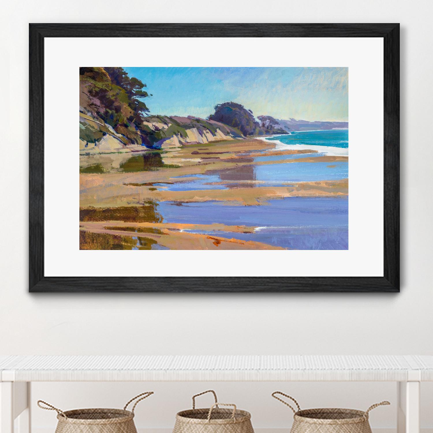 October High Tide by Marcia Burtt on GIANT ART - multicolor coastal; landscapes; contemporary