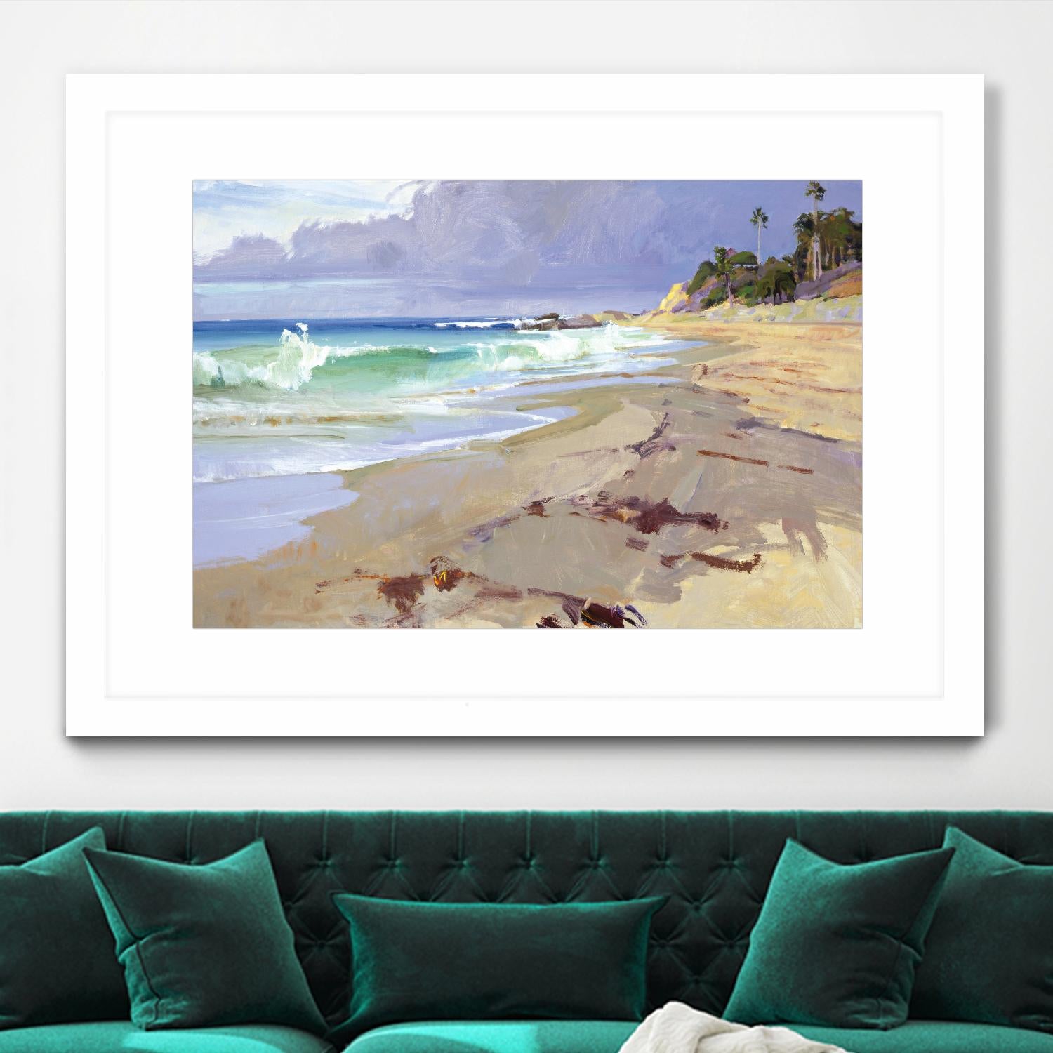 Weather Change by Marcia Burtt on GIANT ART - multicolor coastal; landscapes; contemporary