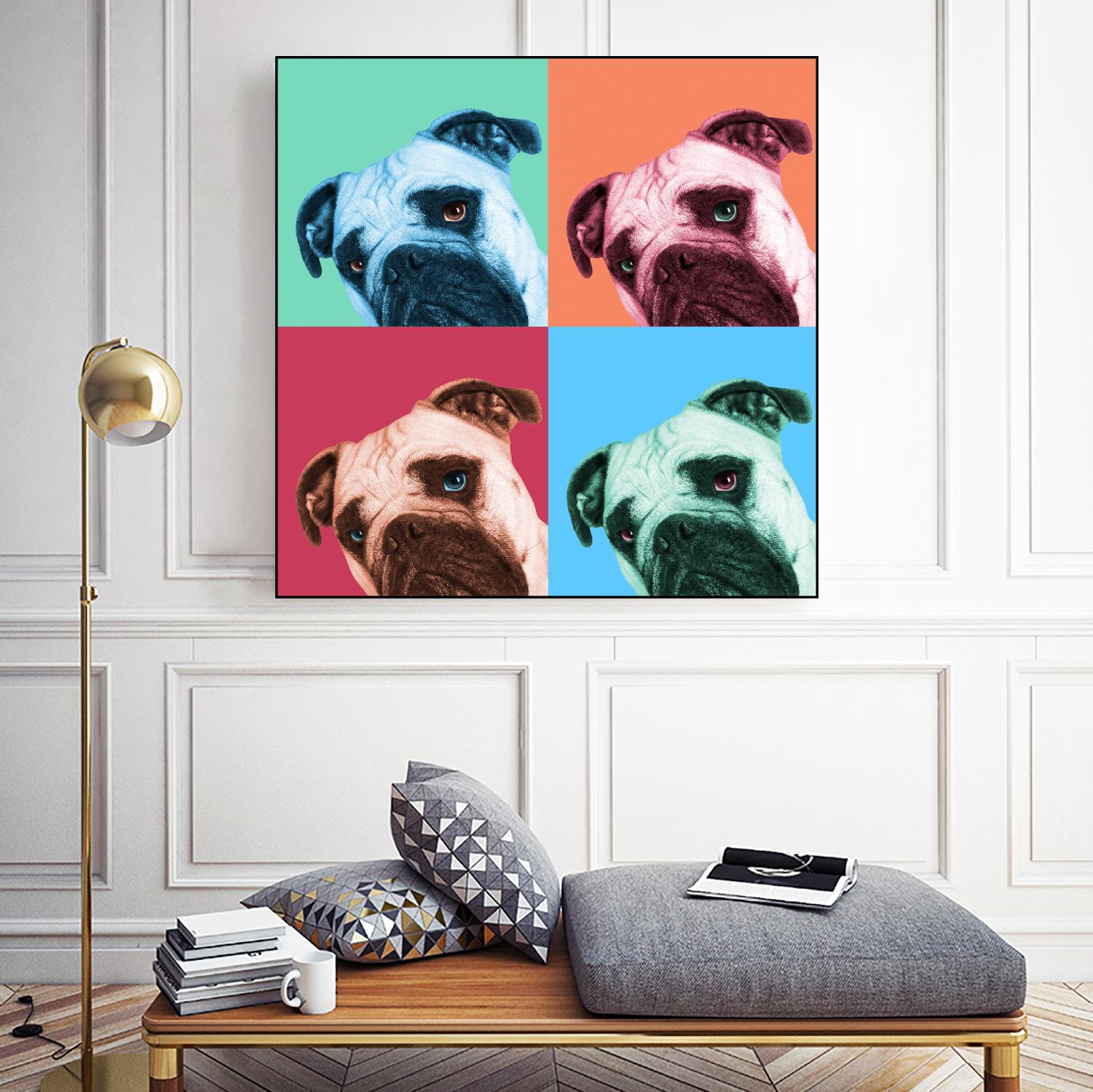 Que Pasa Pop by Jon Bertelli on GIANT ART - multicolor animals; photography; contemporary