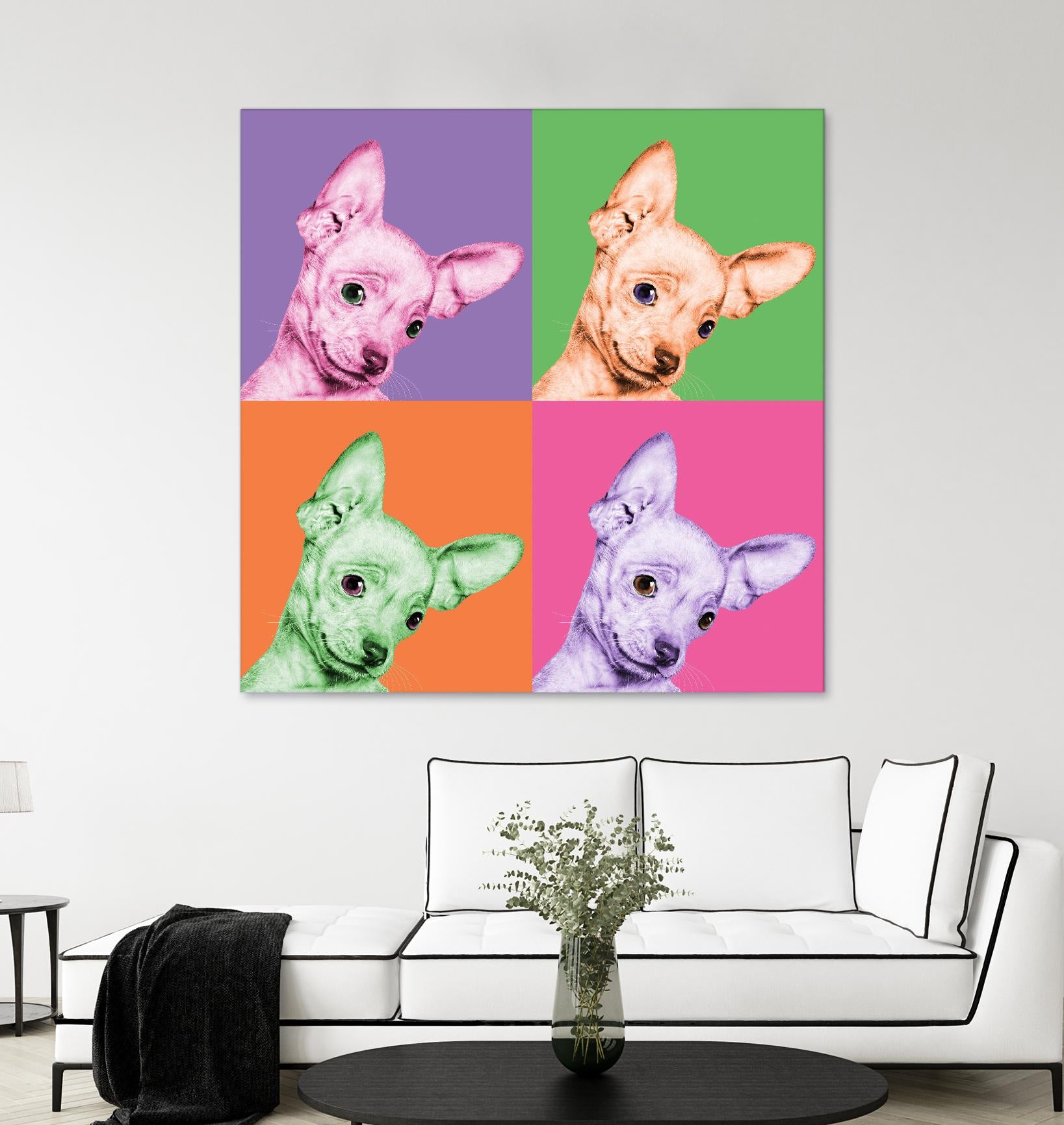 Sweet Chihuahua Pop by Jon Bertelli on GIANT ART - multicolor animals; photography; contemporary