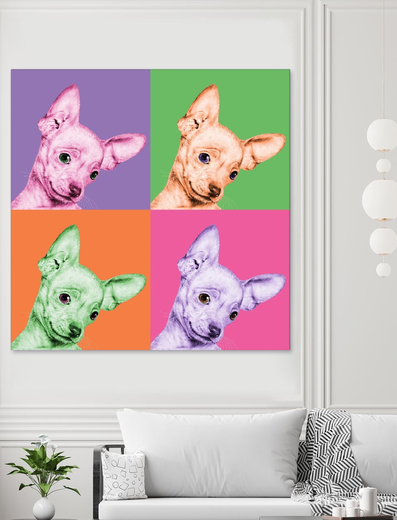 Sweet Chihuahua Pop by Jon Bertelli on GIANT ART - multicolor animals; photography; contemporary