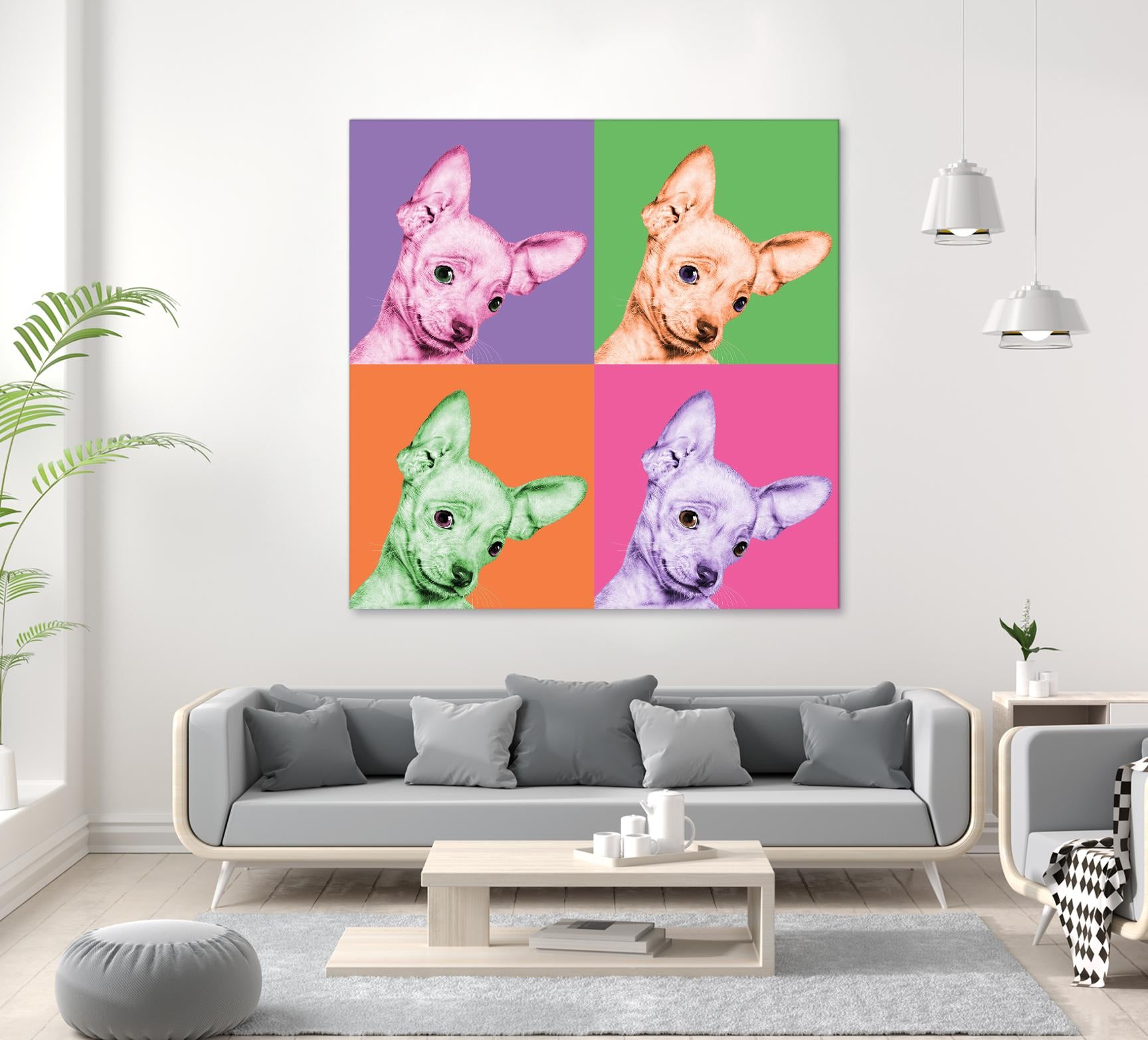 Sweet Chihuahua Pop by Jon Bertelli on GIANT ART - multicolor animals; photography; contemporary
