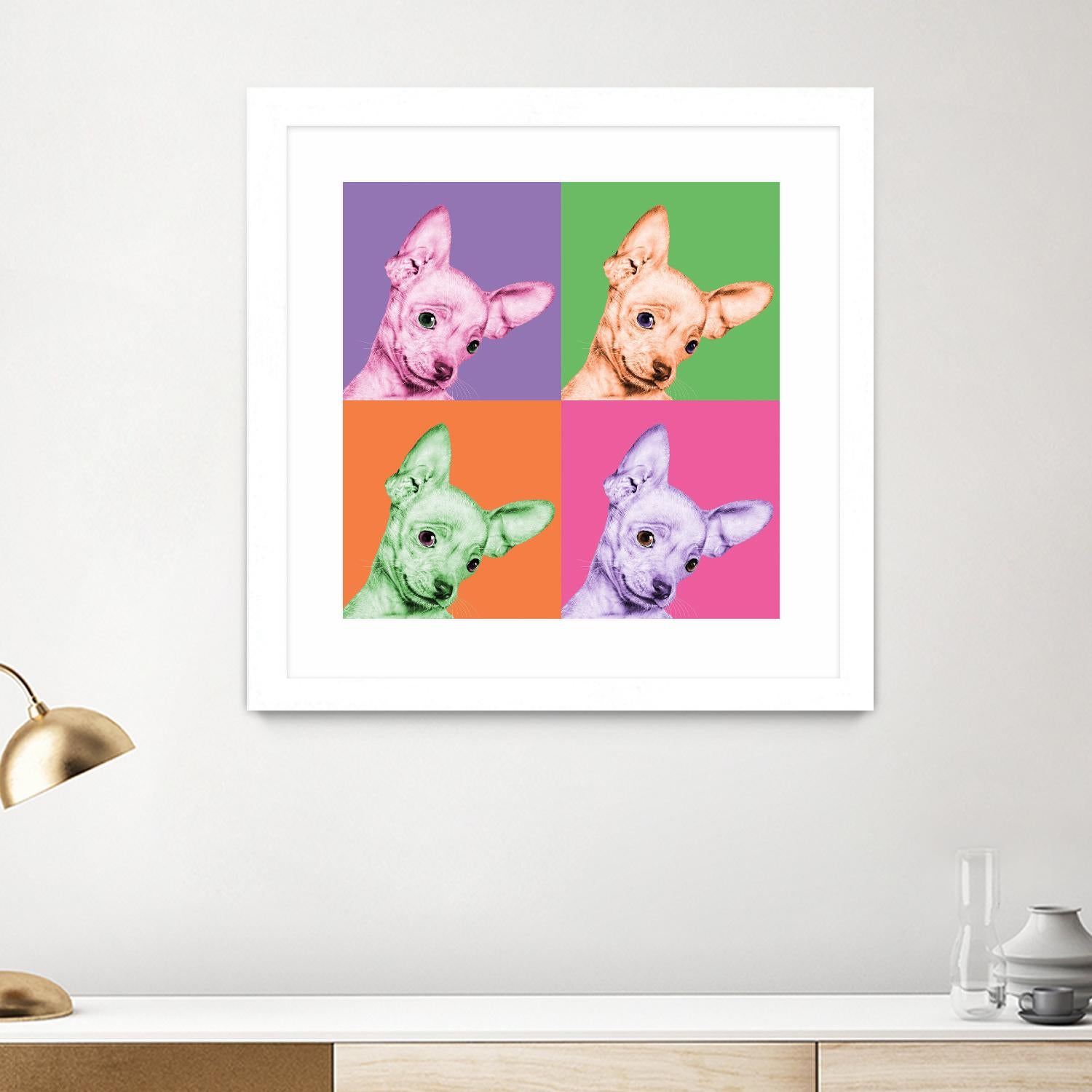 Sweet Chihuahua Pop by Jon Bertelli on GIANT ART - multicolor animals; photography; contemporary