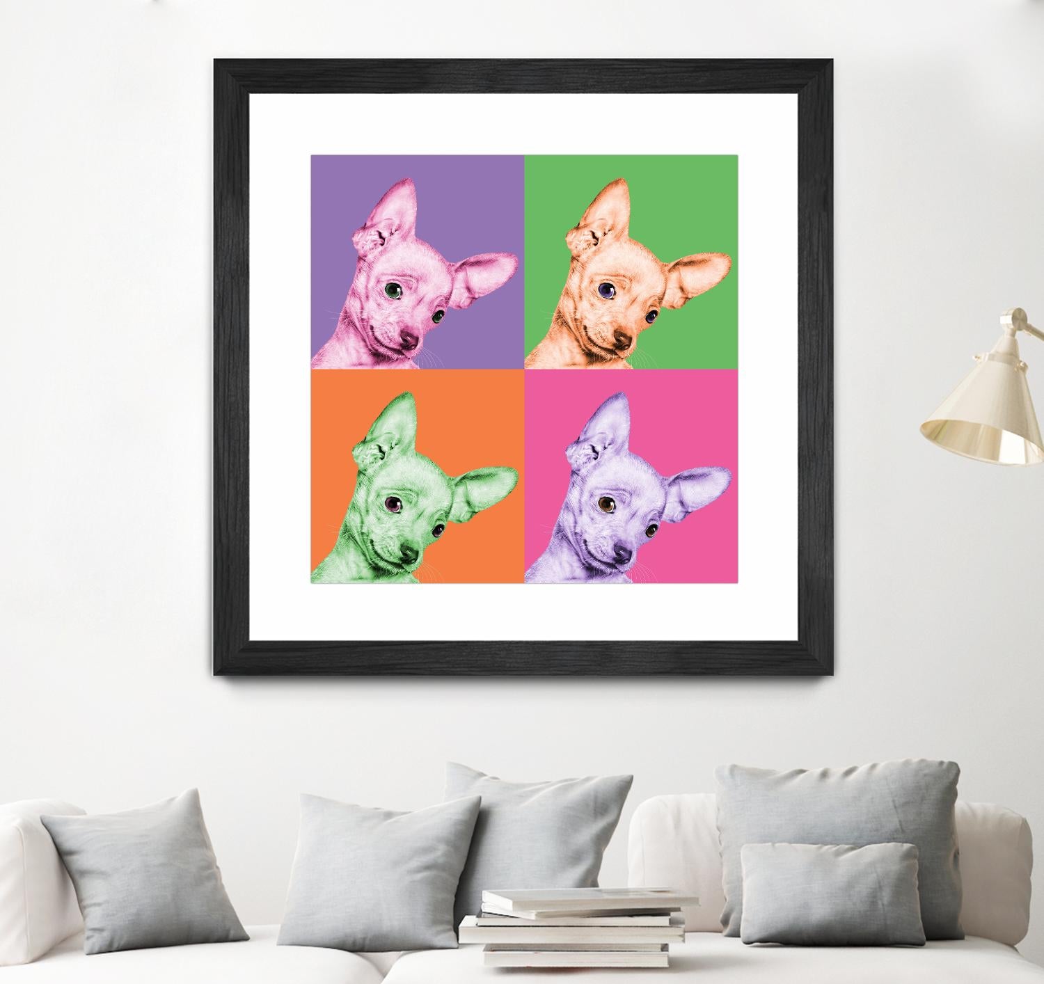 Sweet Chihuahua Pop by Jon Bertelli on GIANT ART - multicolor animals; photography; contemporary