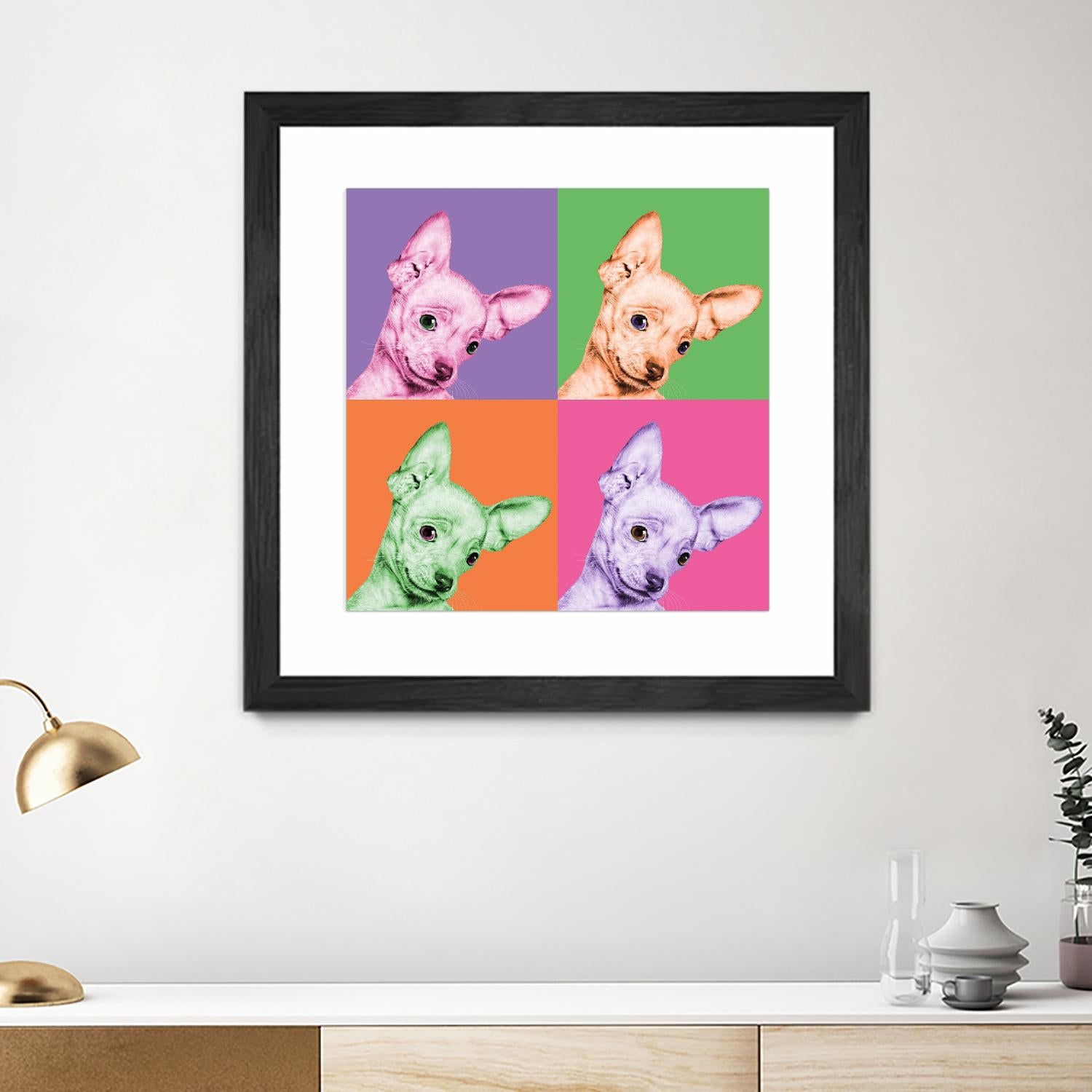 Sweet Chihuahua Pop by Jon Bertelli on GIANT ART - multicolor animals; photography; contemporary