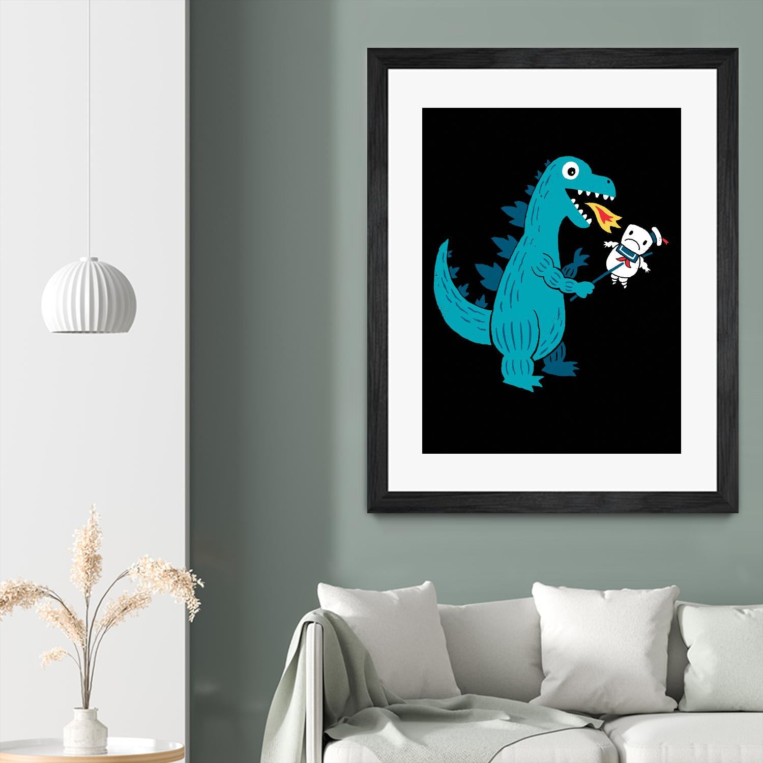 Everyone Loves Marshmallows by Michael Buxton on GIANT ART - multicolor urban/pop surrealism; novelty