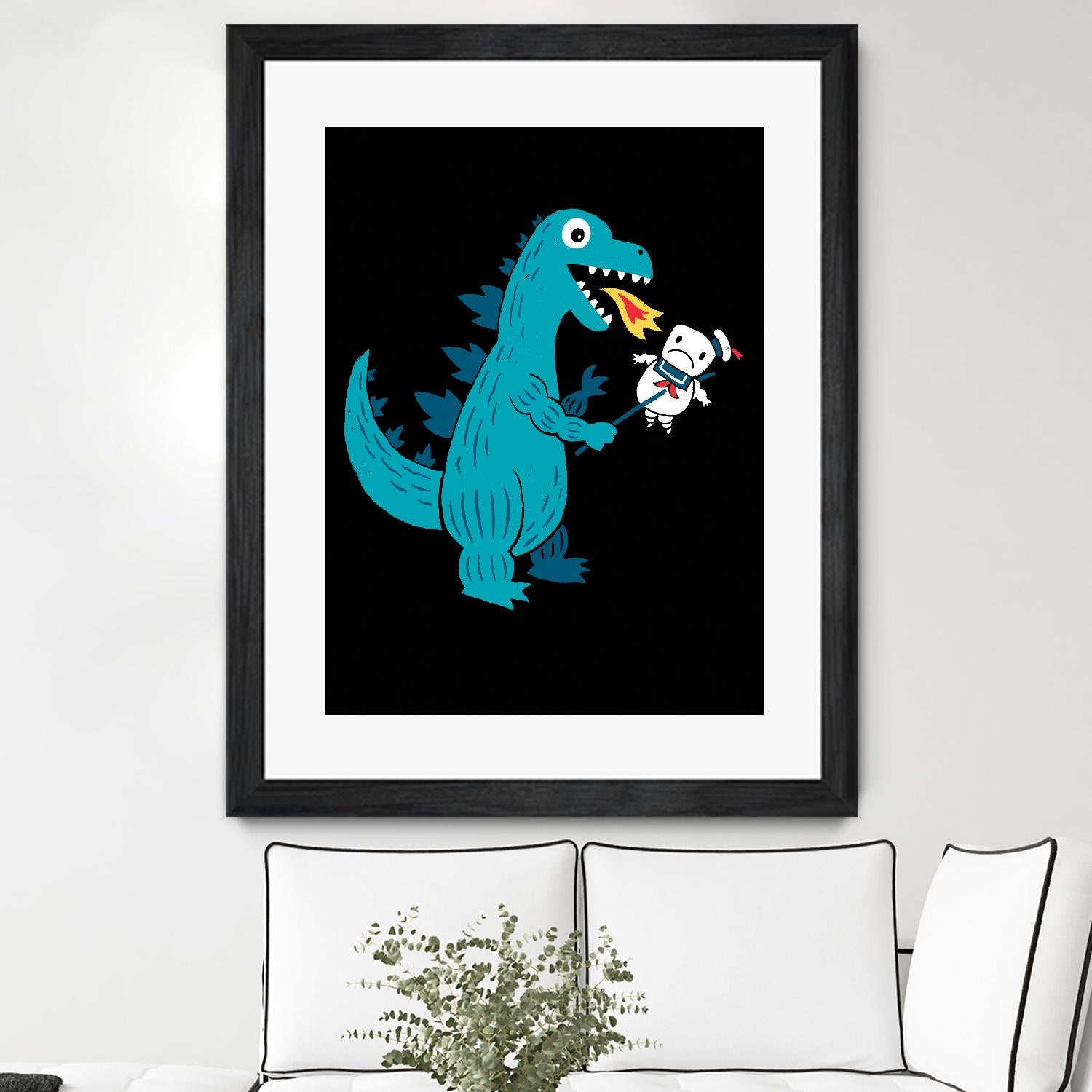 Everyone Loves Marshmallows by Michael Buxton on GIANT ART - multicolor urban/pop surrealism; novelty