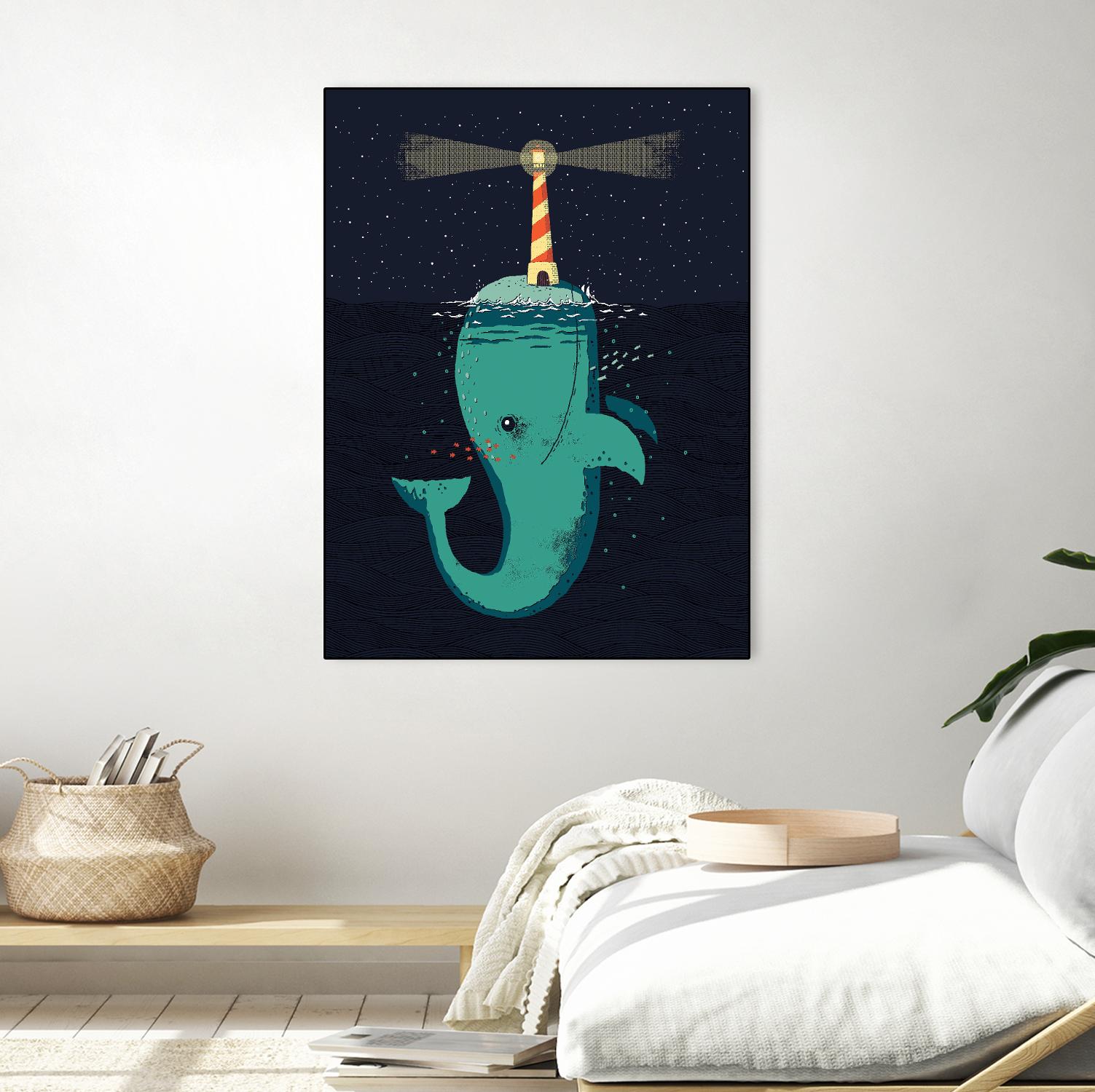 King of The Narwhals by Michael Buxton on GIANT ART - multicolor urban/pop surrealism; animals; children