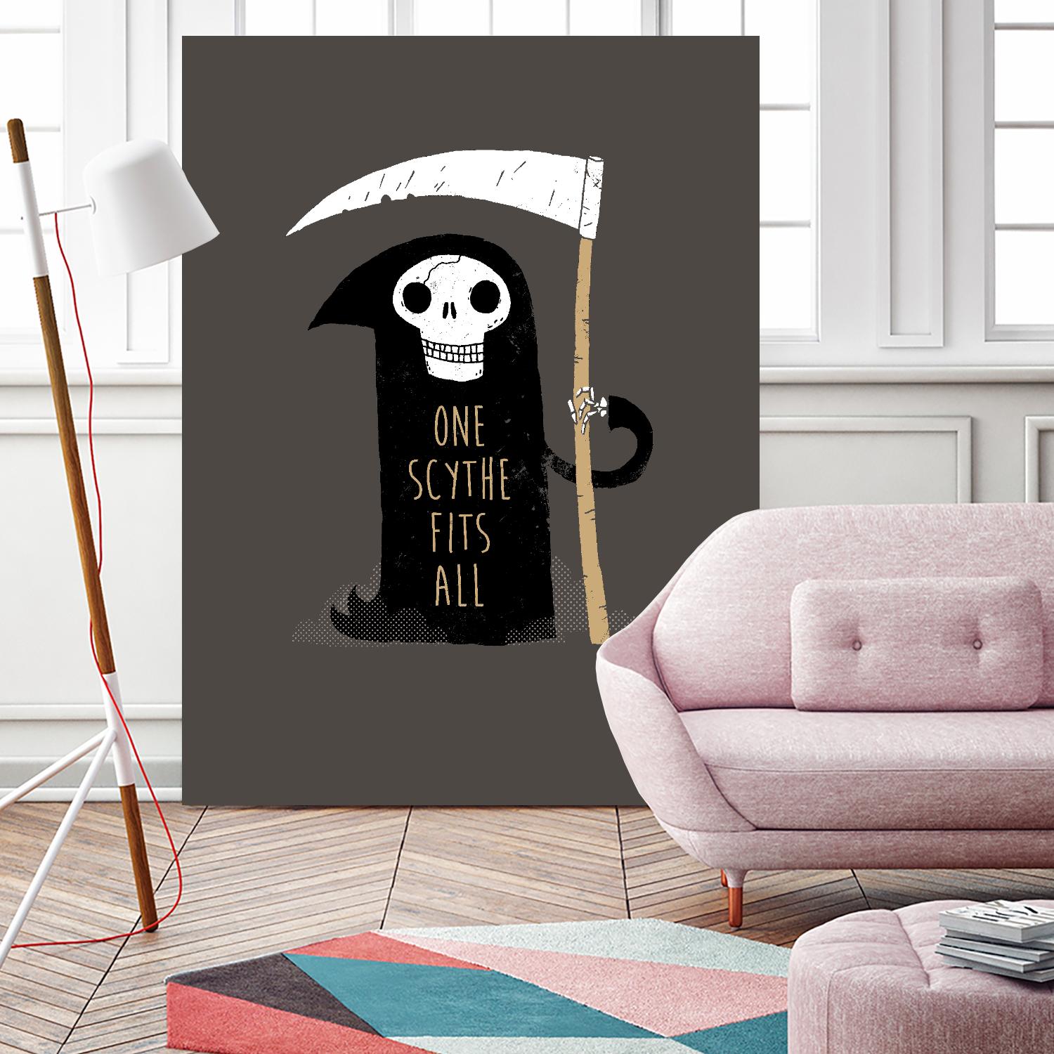 One Skyth Fits All by Michael Buxton on GIANT ART - multicolor urban/pop surrealism; novelty