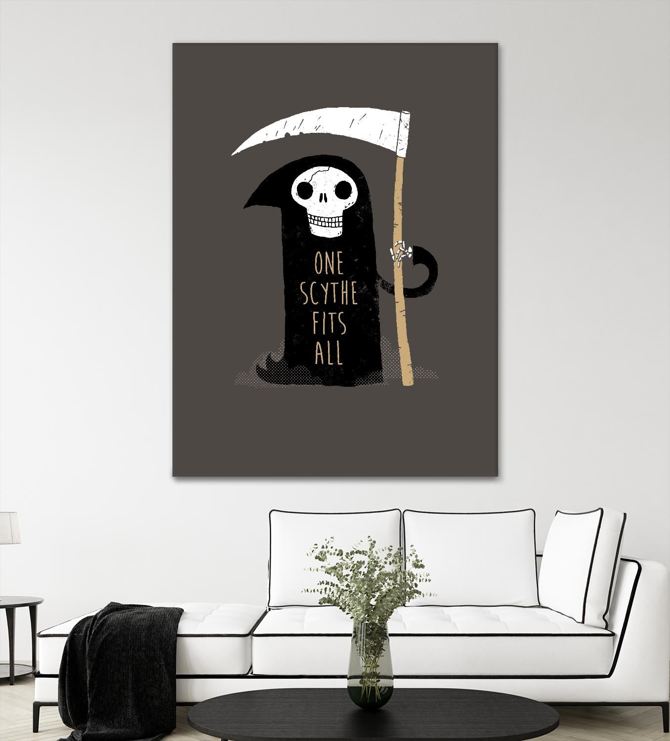 One Skyth Fits All by Michael Buxton on GIANT ART - multicolor urban/pop surrealism; novelty