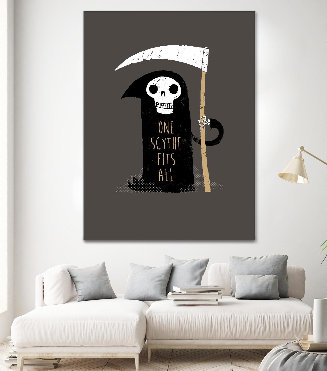 One Skyth Fits All by Michael Buxton on GIANT ART - multicolor urban/pop surrealism; novelty