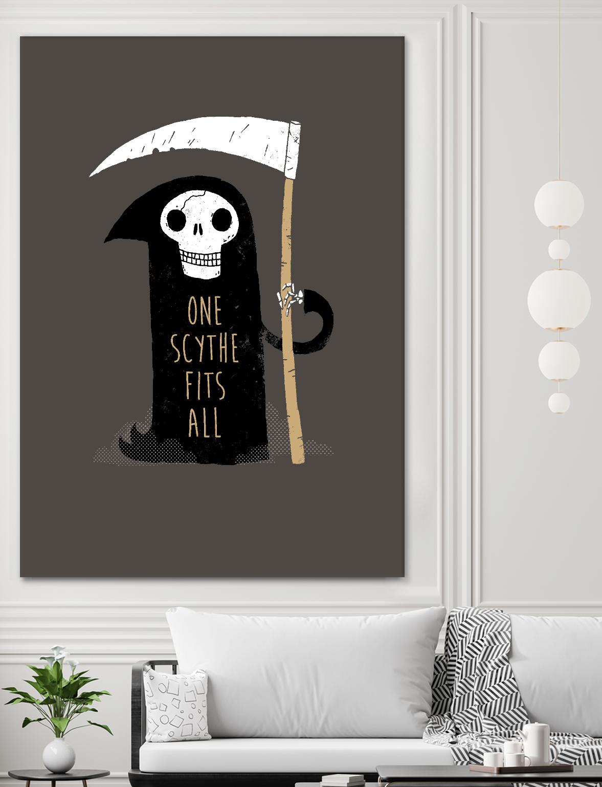 One Skyth Fits All by Michael Buxton on GIANT ART - multicolor urban/pop surrealism; novelty