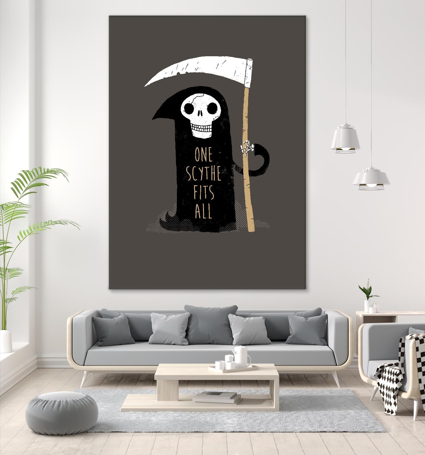 One Skyth Fits All by Michael Buxton on GIANT ART - multicolor urban/pop surrealism; novelty