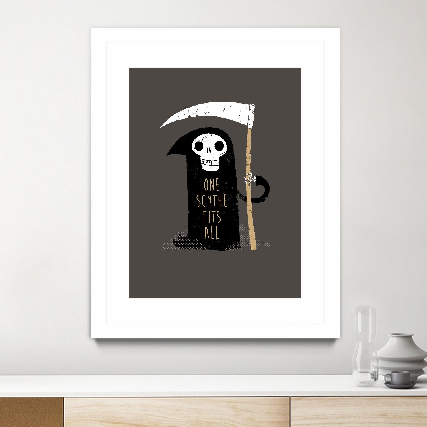 One Skyth Fits All by Michael Buxton on GIANT ART - multicolor urban/pop surrealism; novelty