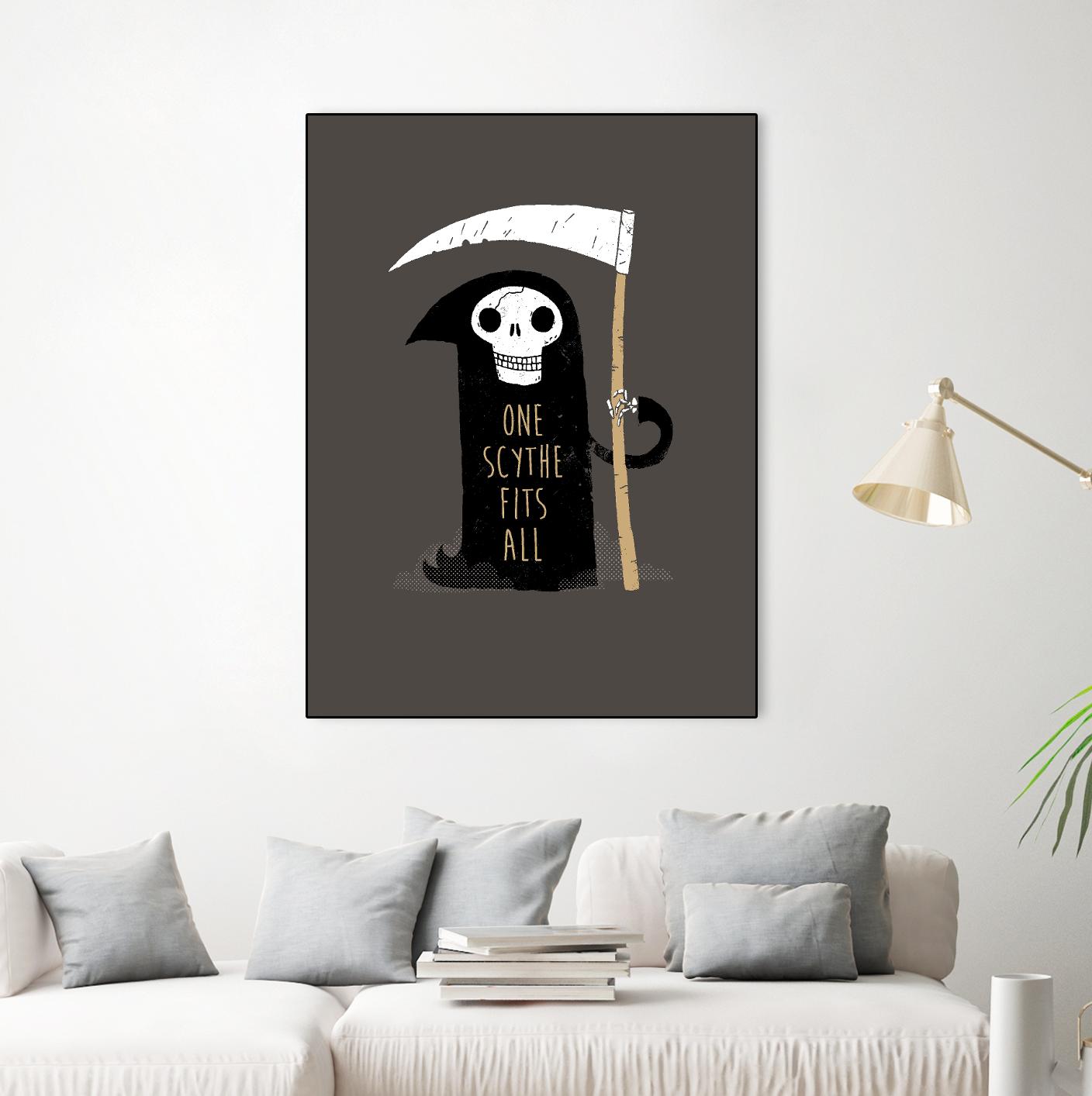 One Skyth Fits All by Michael Buxton on GIANT ART - multicolor urban/pop surrealism; novelty