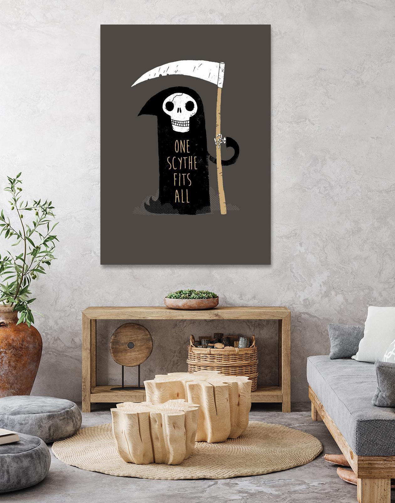 One Skyth Fits All by Michael Buxton on GIANT ART - multicolor urban/pop surrealism; novelty