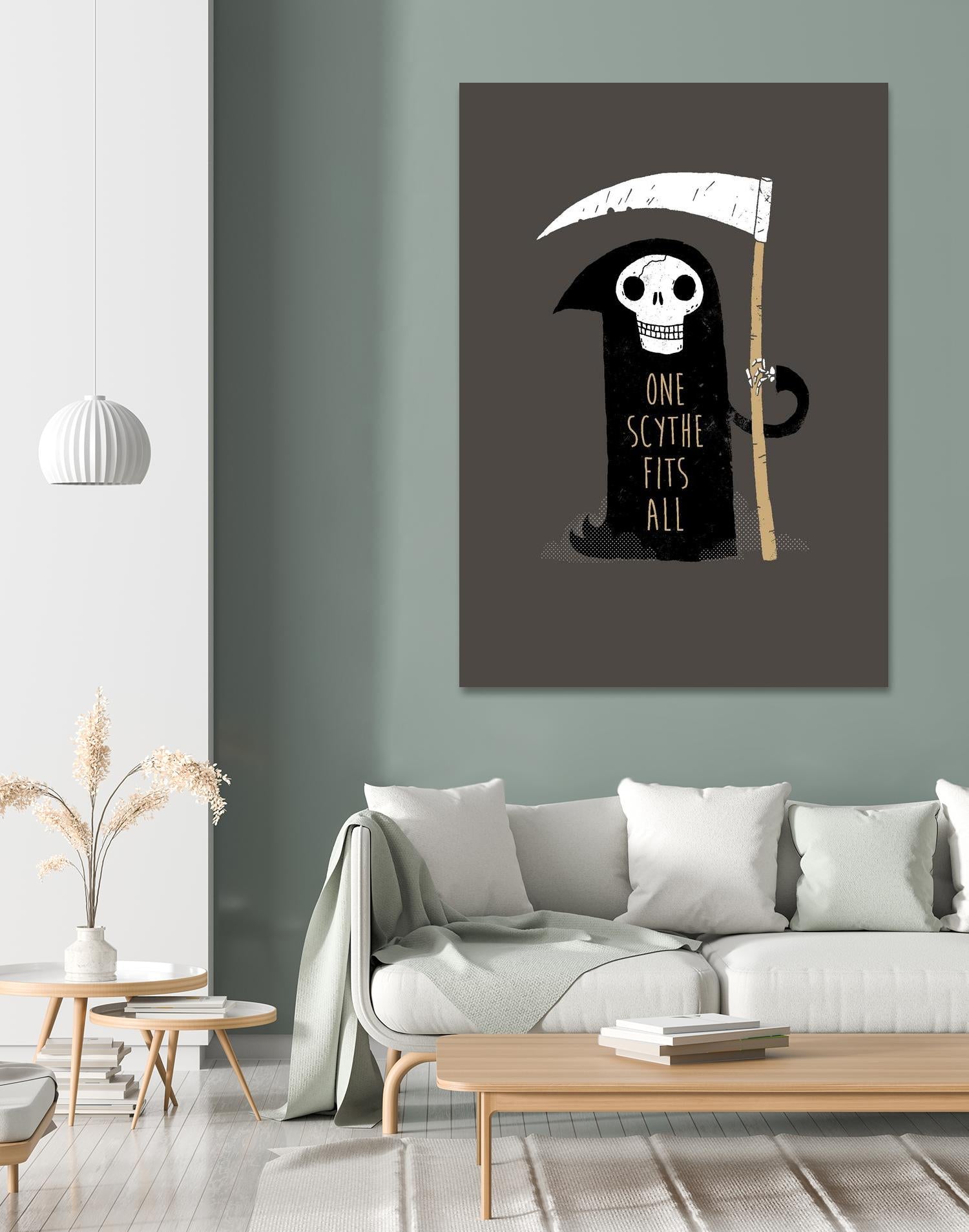 One Skyth Fits All by Michael Buxton on GIANT ART - multicolor urban/pop surrealism; novelty