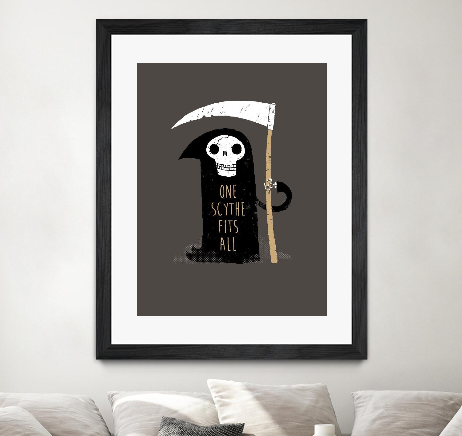 One Skyth Fits All by Michael Buxton on GIANT ART - multicolor urban/pop surrealism; novelty