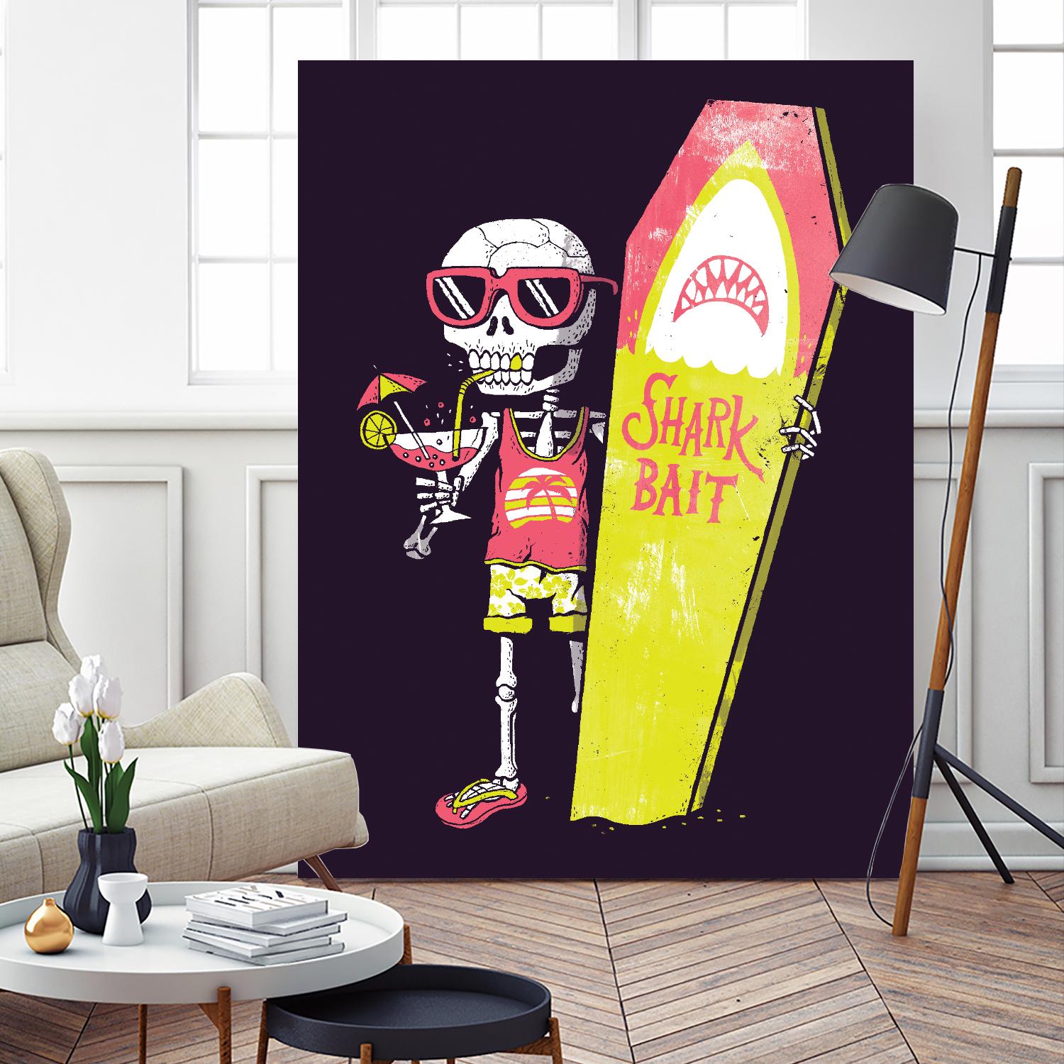 Shark Bait by Michael Buxton on GIANT ART - multicolor urban/pop surrealism; novelty