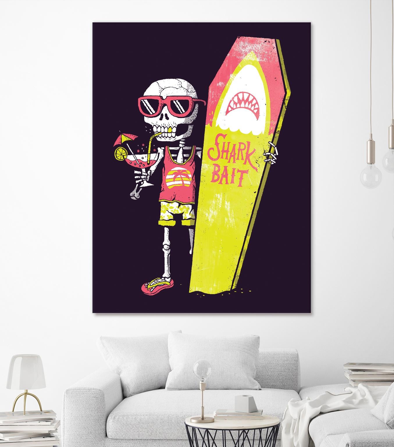 Shark Bait by Michael Buxton on GIANT ART - multicolor urban/pop surrealism; novelty