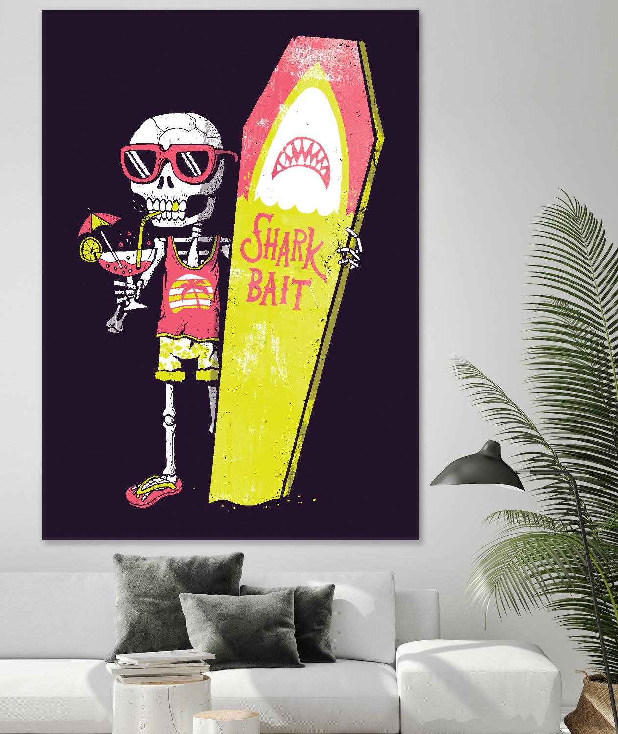 Shark Bait by Michael Buxton on GIANT ART - multicolor urban/pop surrealism; novelty