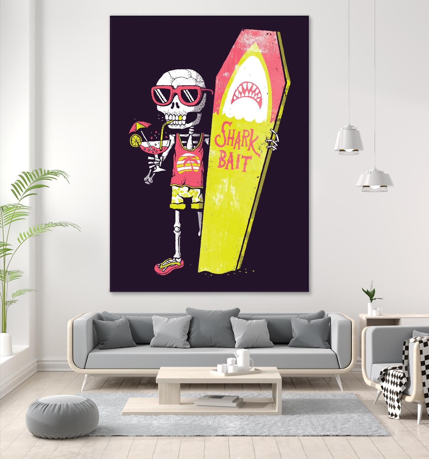 Shark Bait by Michael Buxton on GIANT ART - multicolor urban/pop surrealism; novelty